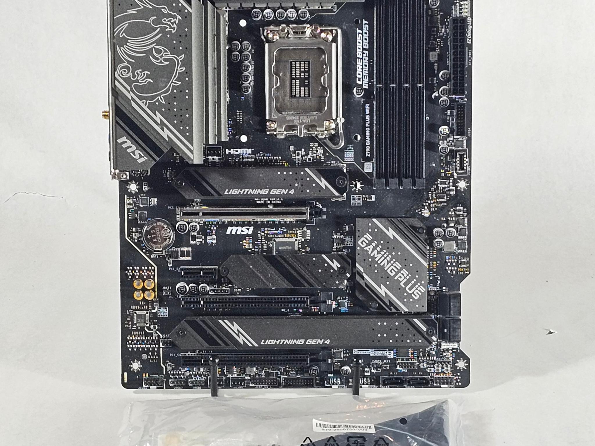 MSI Z790 GAMING PLUS WIFI LGA1700 DDR5 ATX Motherboard