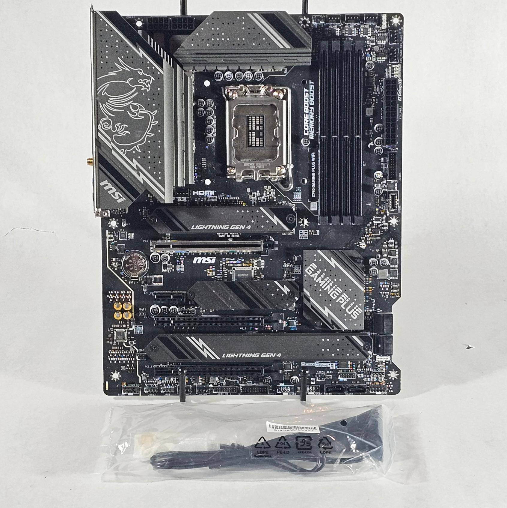MSI Z790 GAMING PLUS WIFI LGA1700 DDR5 ATX Motherboard