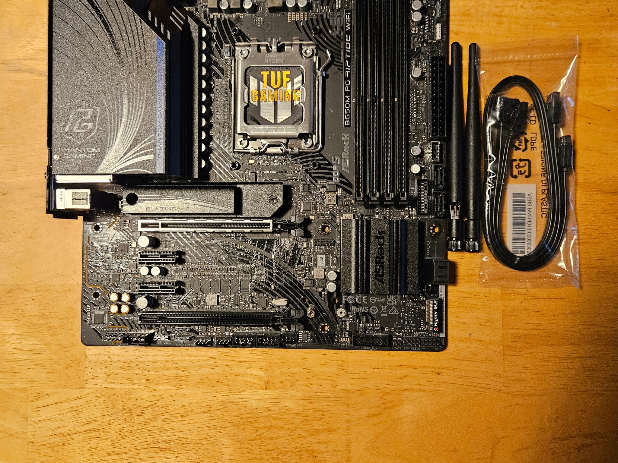 Asrock B650 M Riptide with Wi-Fi Micro-ATX Motherboard