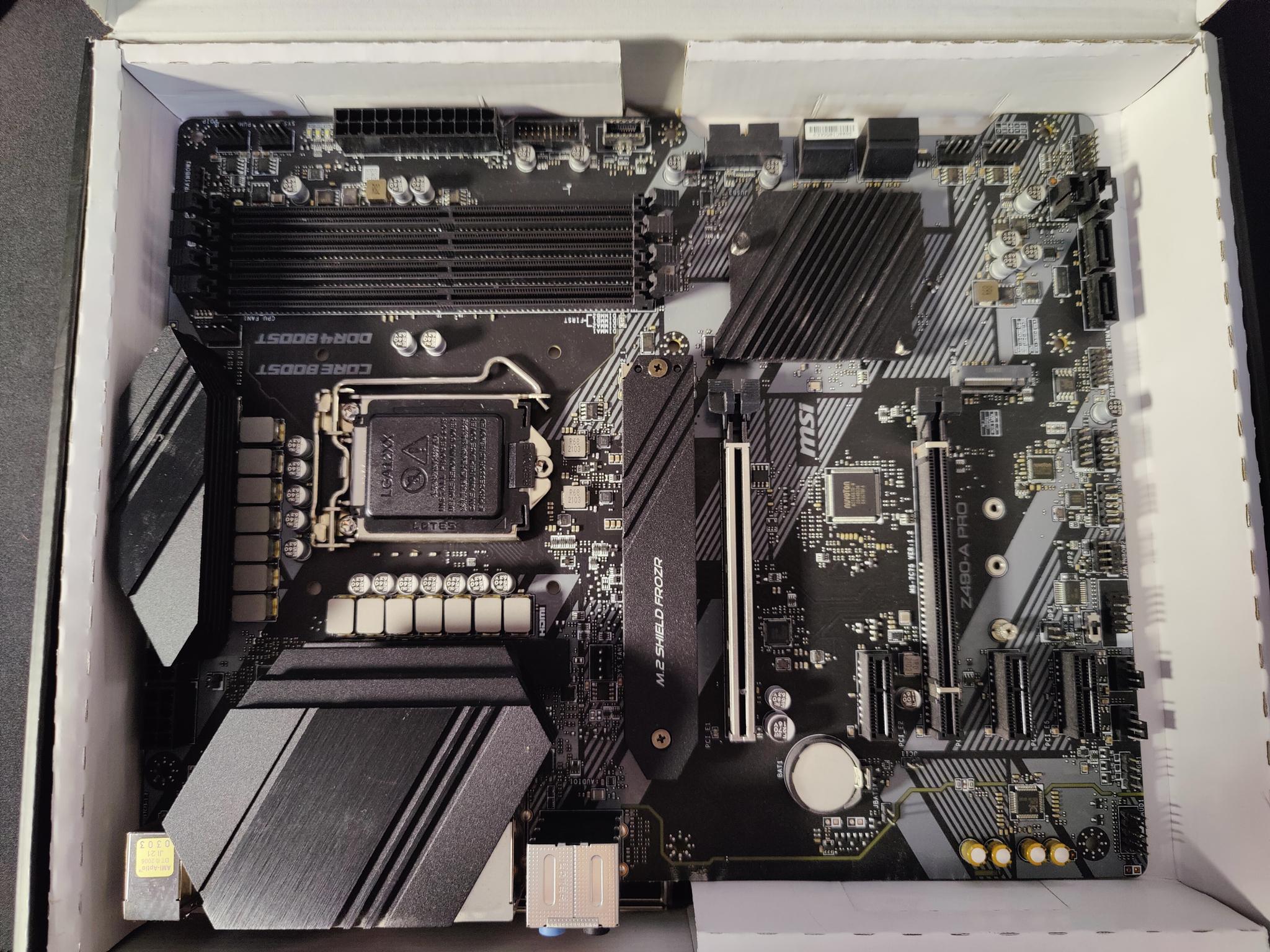 MSI PRO Z490-A MOBO for Sale