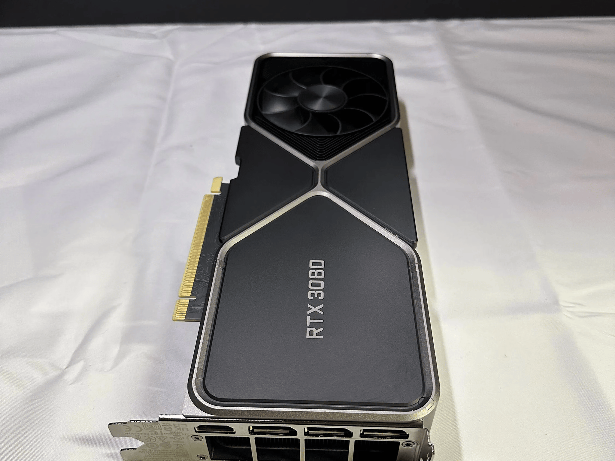 NVIDIA GeForce RTX 3080 Founders Edition 10GB GDDR6X PCIe 4.0 x16 Desktop GPU