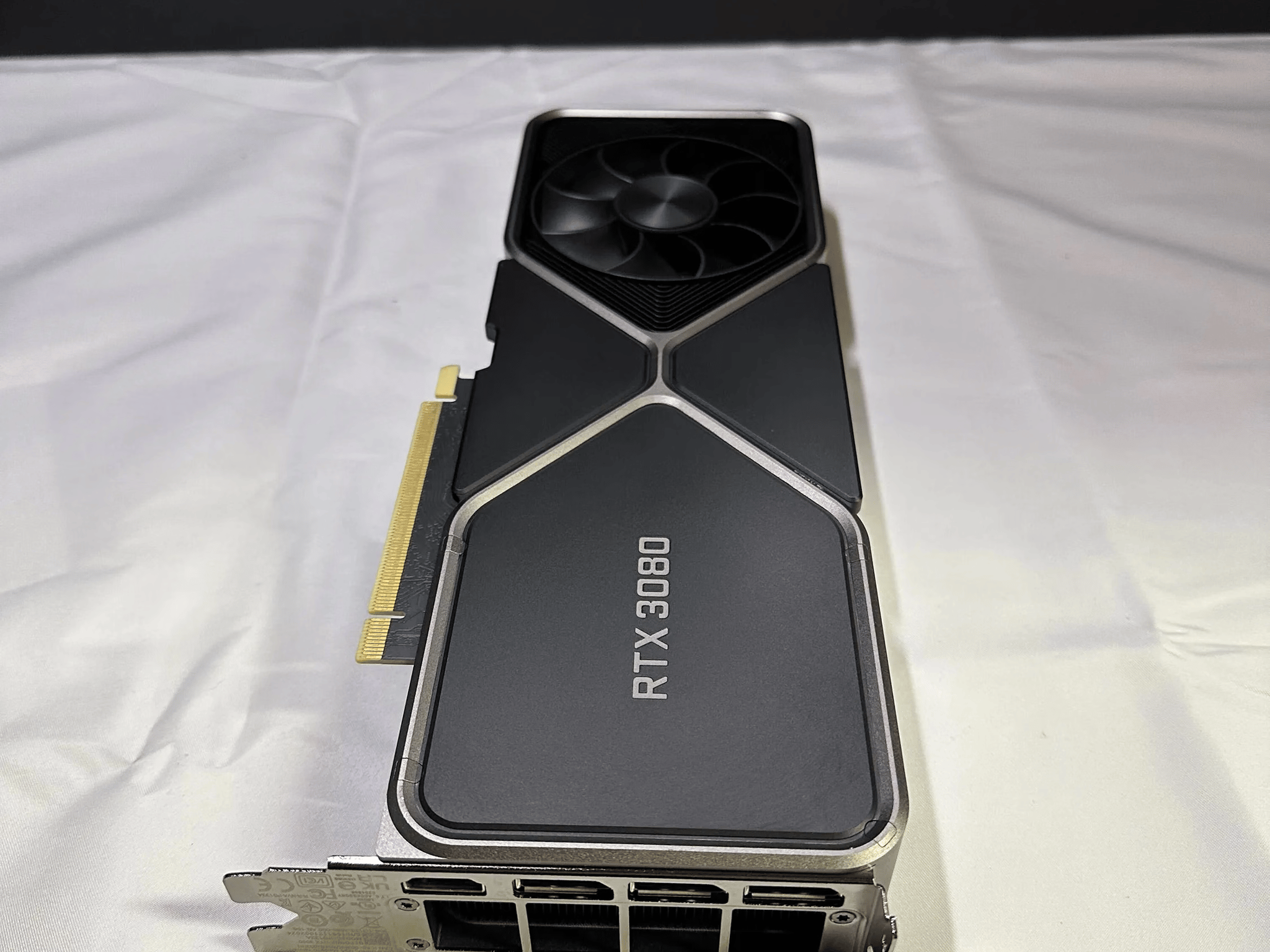 NVIDIA GeForce RTX 3080 Founders Edition 10GB GDDR6X PCIe 4.0 x16 Desktop GPU