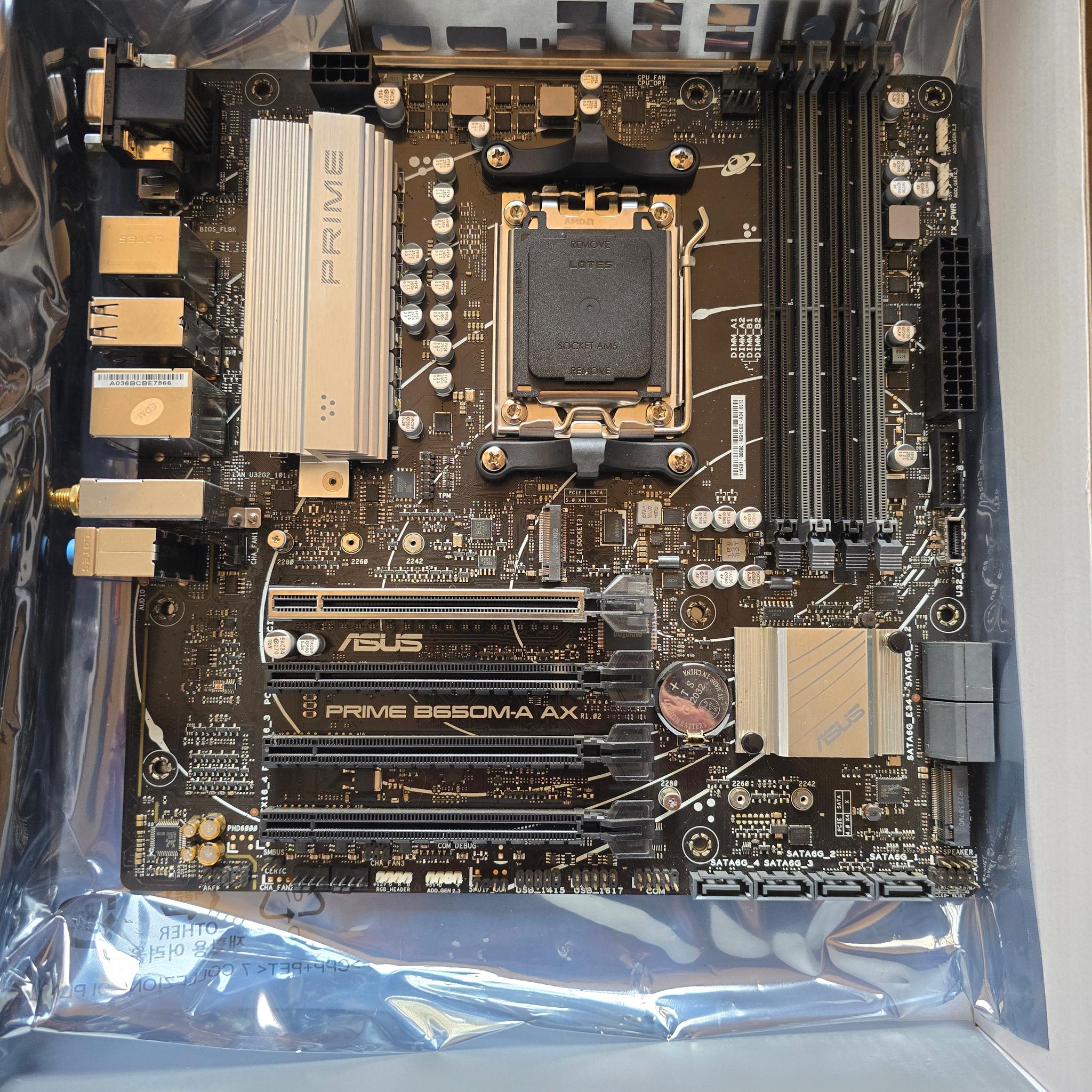 ASUS Prime AM5 Motherboard B650M-A AX