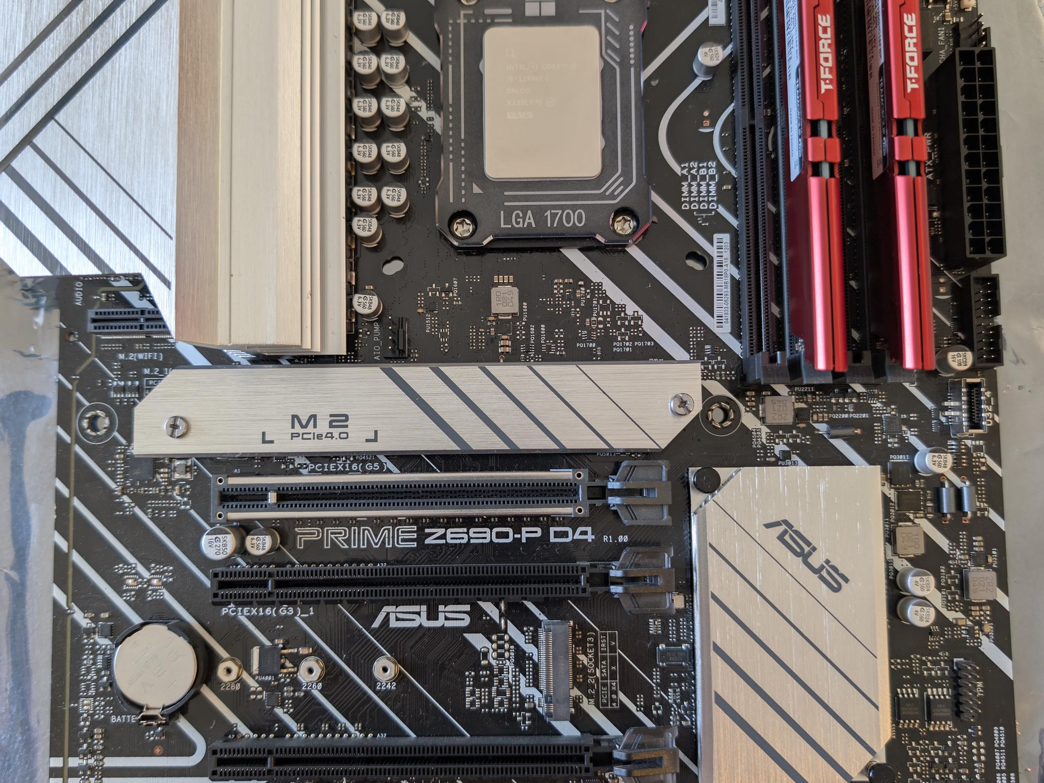 Combo Intel i9-12900KS + ASUS Z690 + 32GB DDR4 + WiFi 6E- Ready to Build - King of Alder Lake