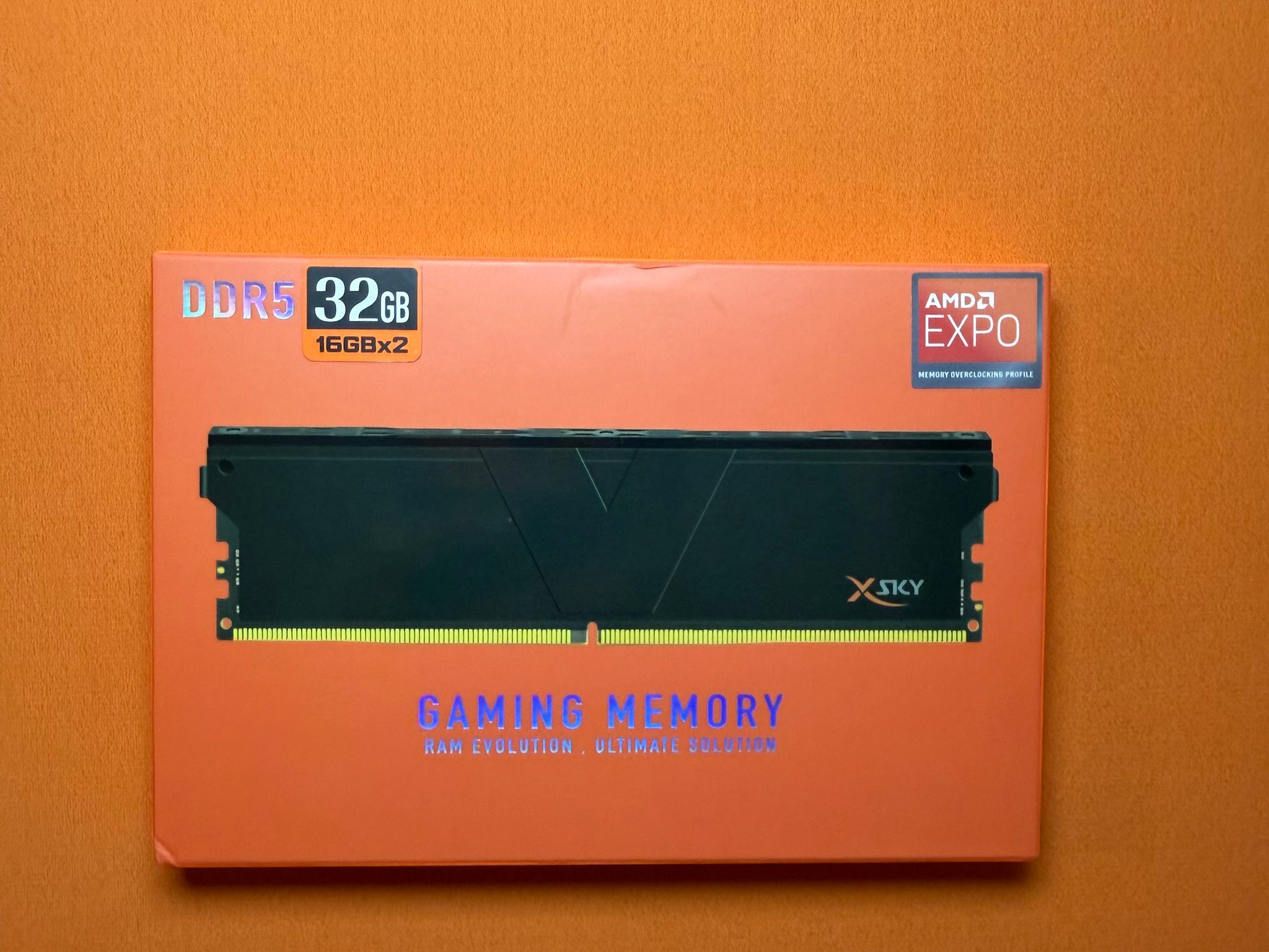 V-COLOR Manta XSky DDR5 32GB RAM (2x16GB) 6000MHz CL26 1.45V SK Hynix IC Gaming Memory