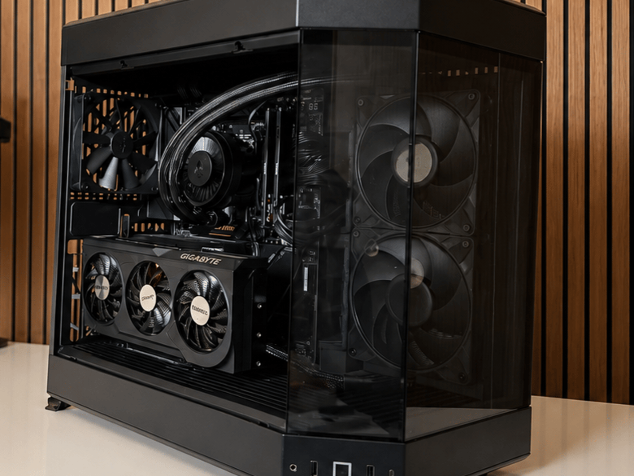ALL Black V4 | RTX 4070TI SUPER| Ryzen 9 7900x | 32GB DDR5 | 1TB NVME | GOLD PSU | Windows 11 | WIFI