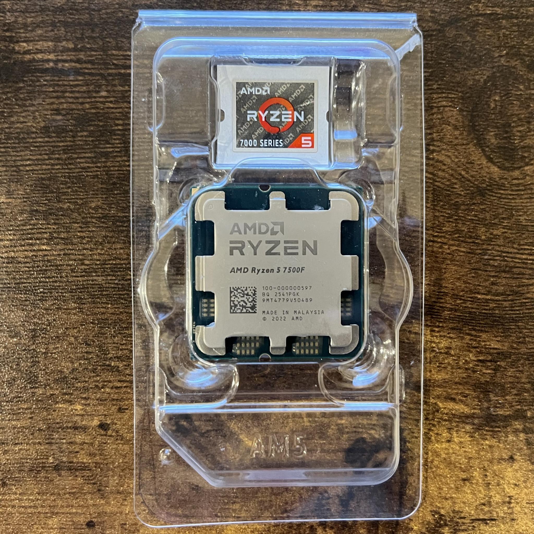 AMD Ryzen 5 7500F + ASUS Prime B650M-A AX II mATX AM5 Wifi and Bluetooth Motherboard Combo Bundle
