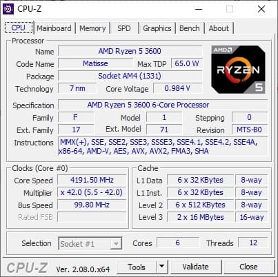 Ryzen 5 3600 + RX 6600,   1TB NVMe M.2, 16GB of DDR4 RAM