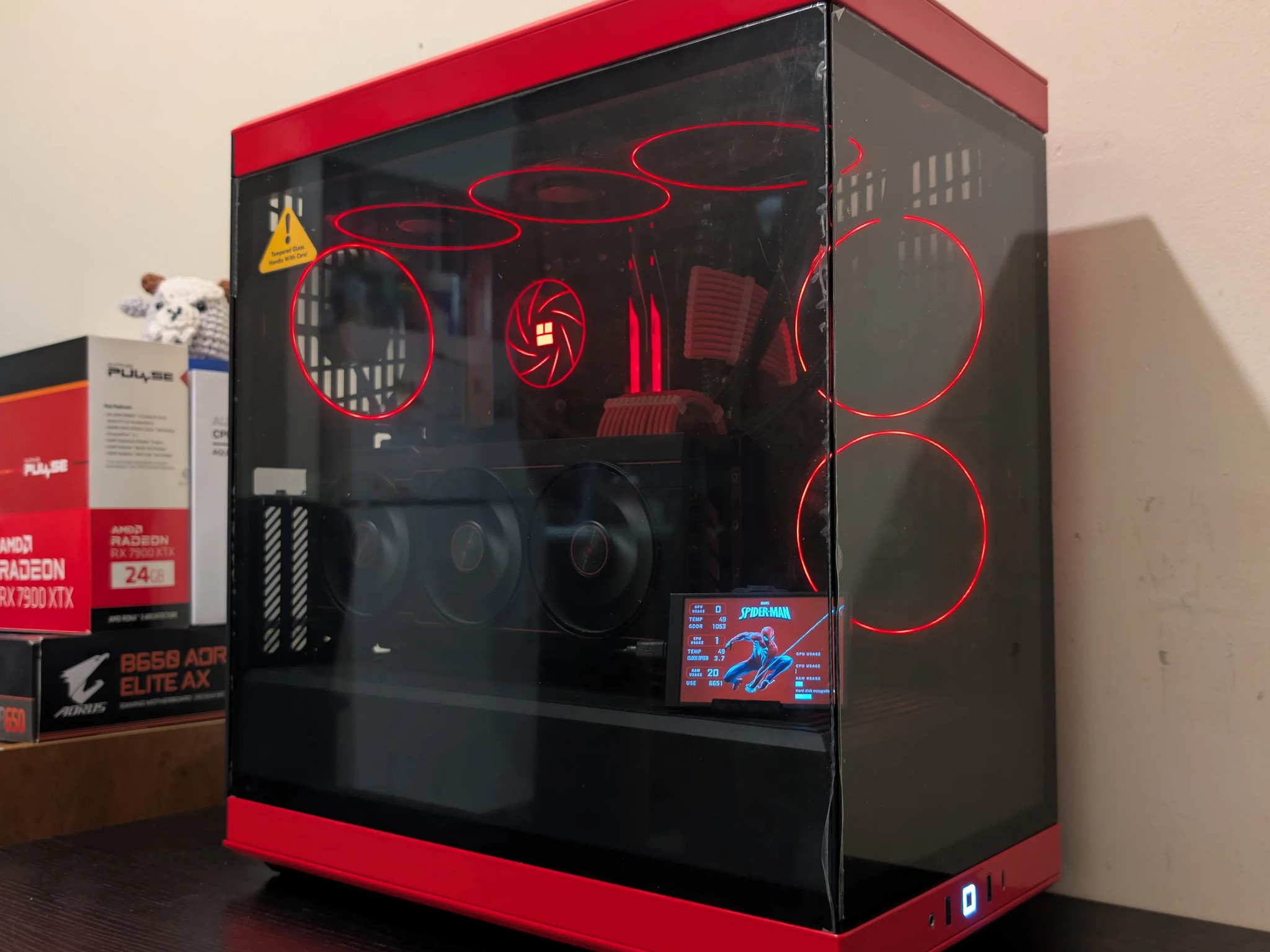 🟥⬛ 4K Gaming Beast | RX 7900XTX | Ryzen 7 7800X3D | 2TB SSD | 32GB RAM | WiFi 6 & Bluetooth ⬛🟥