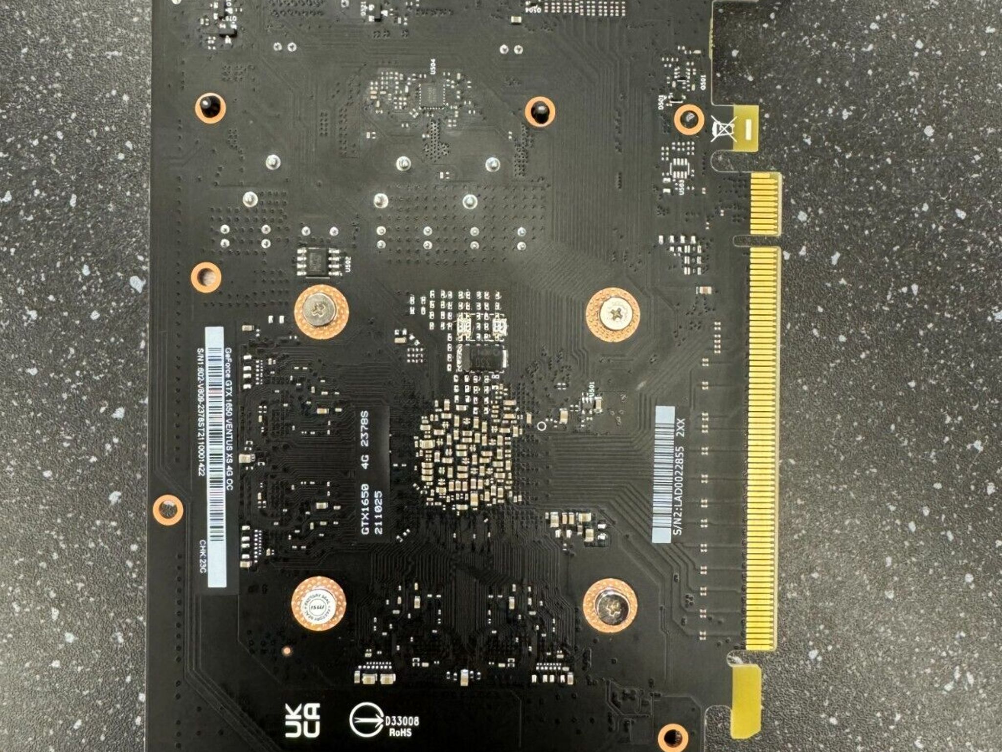 MSI GeForce GTX 1650 Ventus XS OC 4GB GDDR6 Graphics Card - HDMI DisplayPort DVI