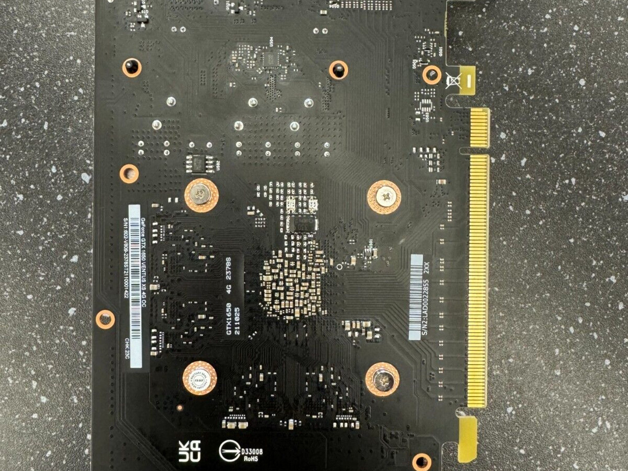MSI GeForce GTX 1650 Ventus XS OC 4GB GDDR6 Graphics Card - HDMI DisplayPort DVI