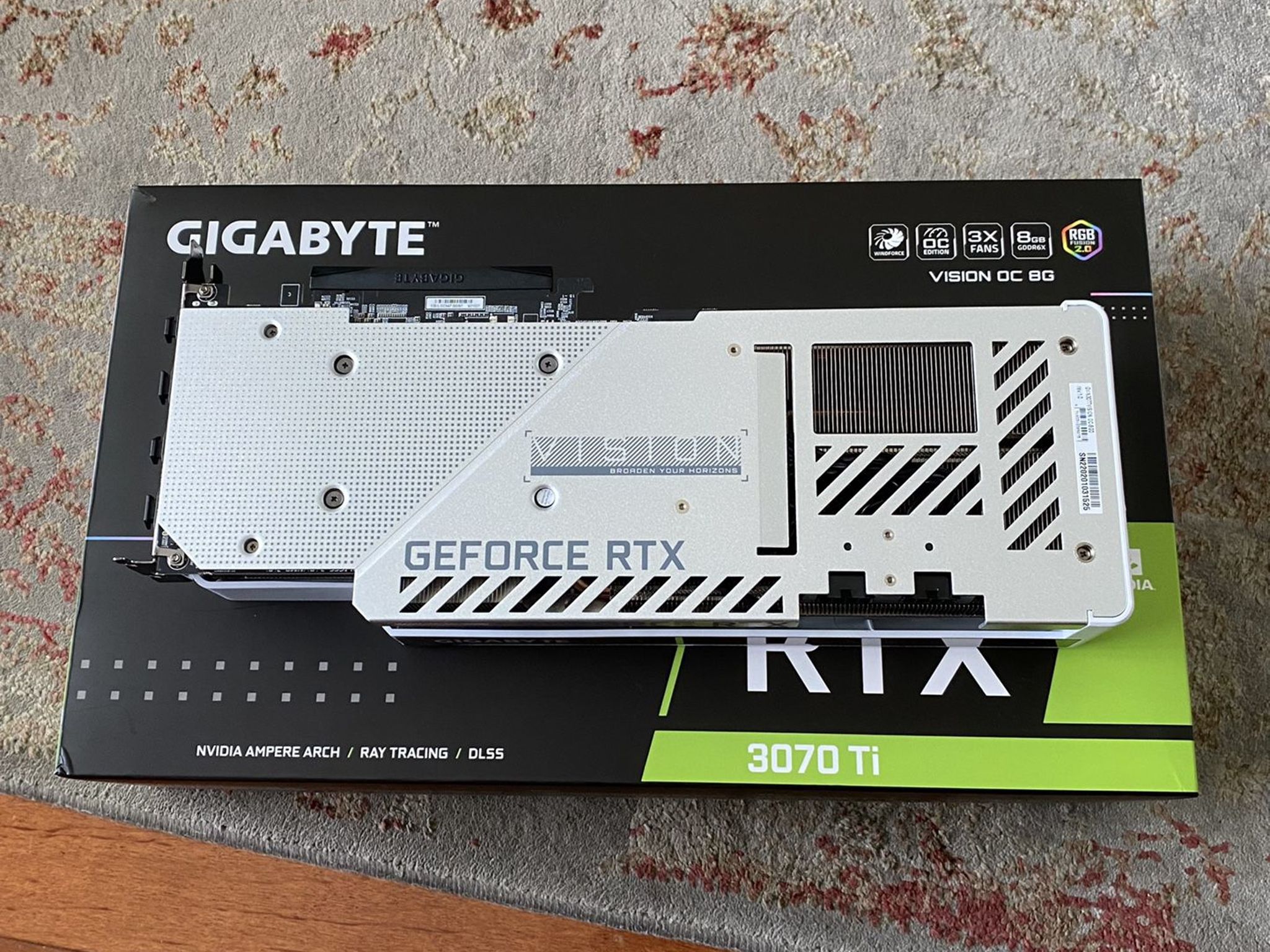 Nvidia Gigabyte GeForce RTX 3070 Ti Vision 8G OC