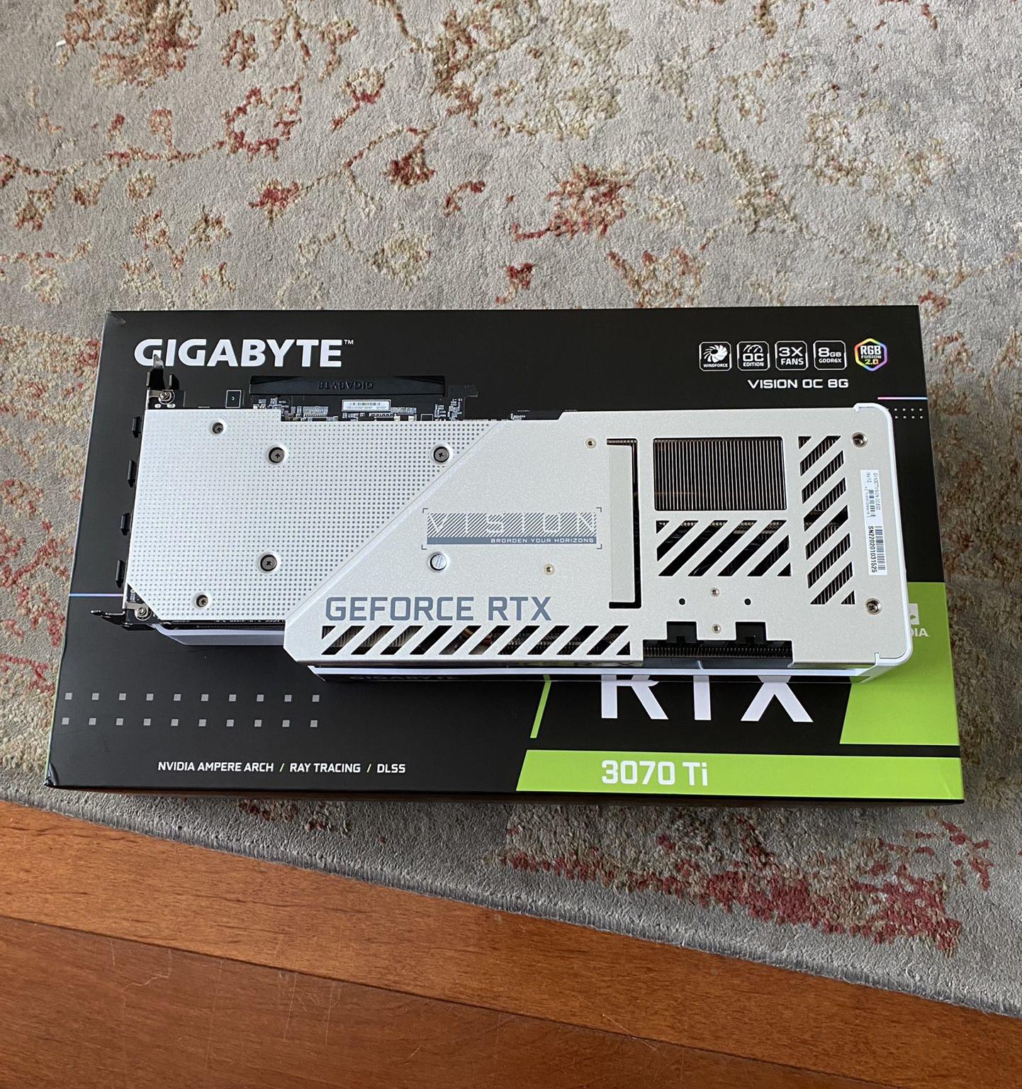 Nvidia Gigabyte GeForce RTX 3070 Ti Vision 8G OC