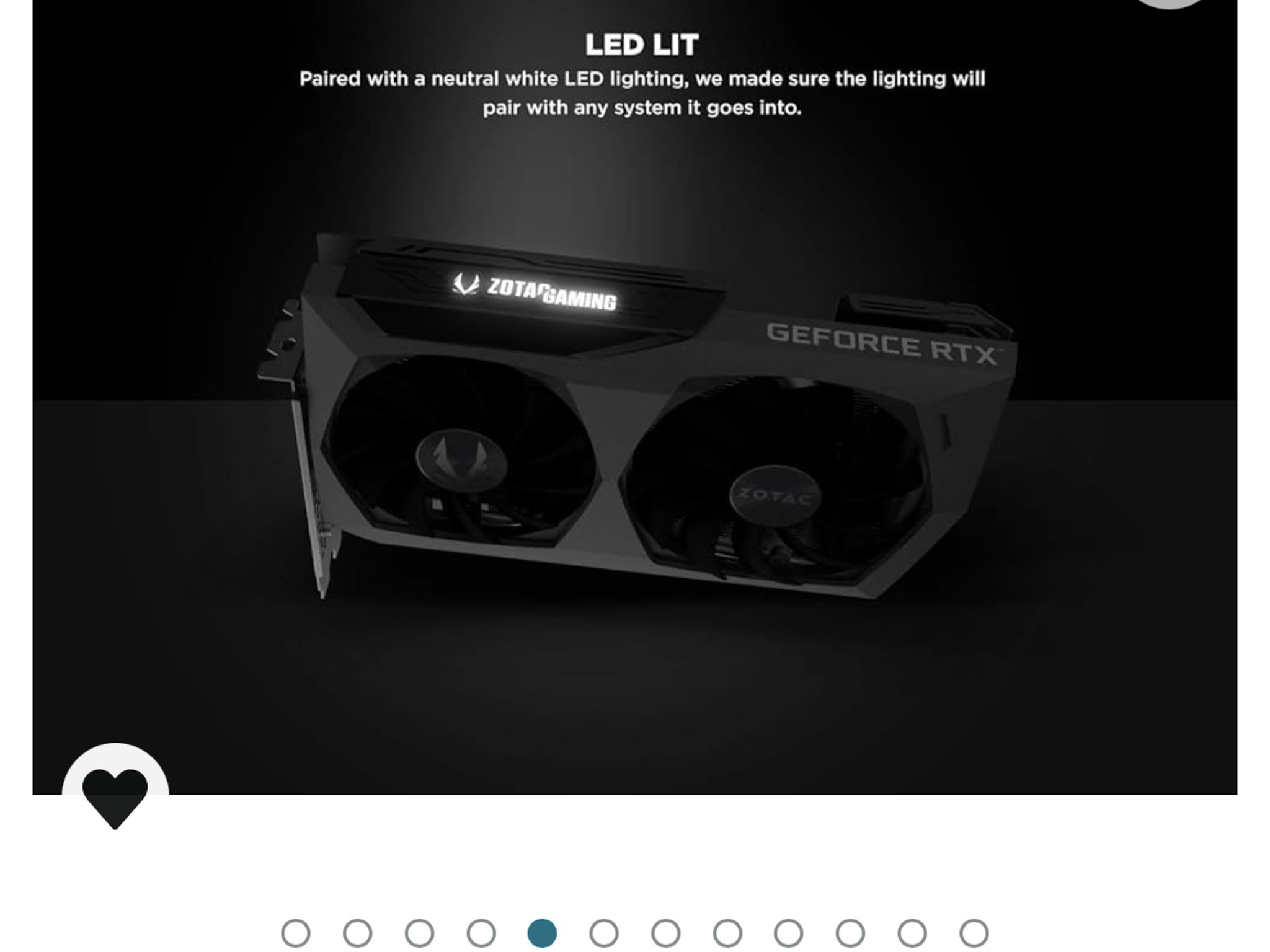RTX 3070 Zantac gaming twin edge OC