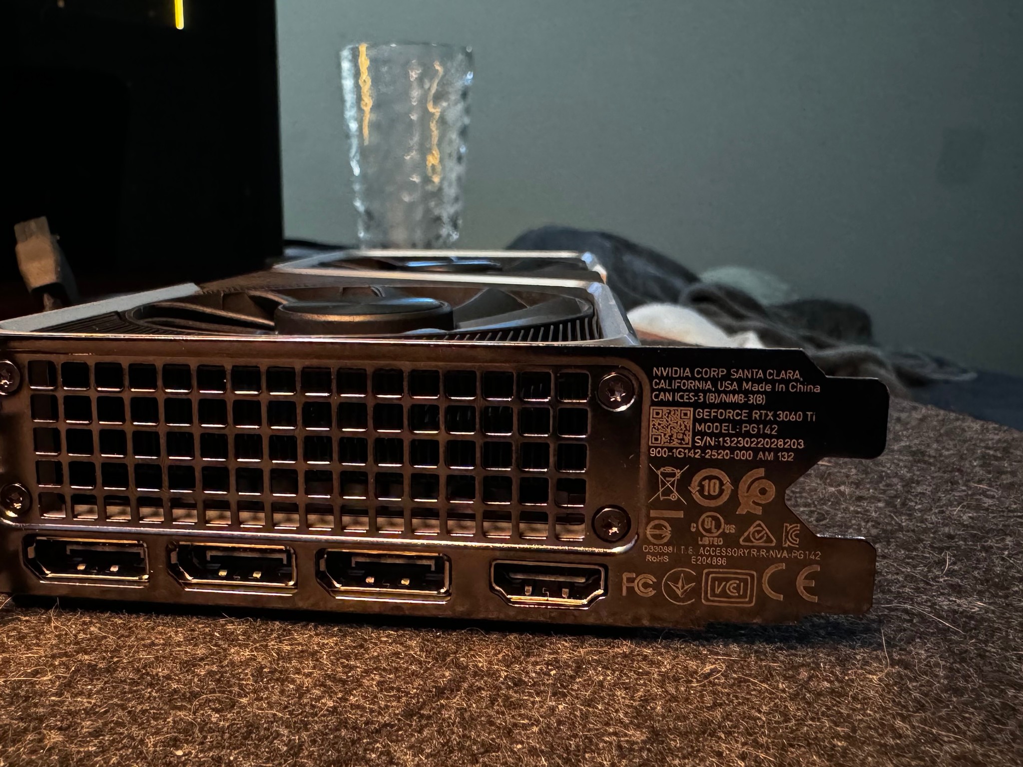 NVIDIA GeForce RTX 3060 Ti Founders Edition 8GB GDDR6 Graphics Card