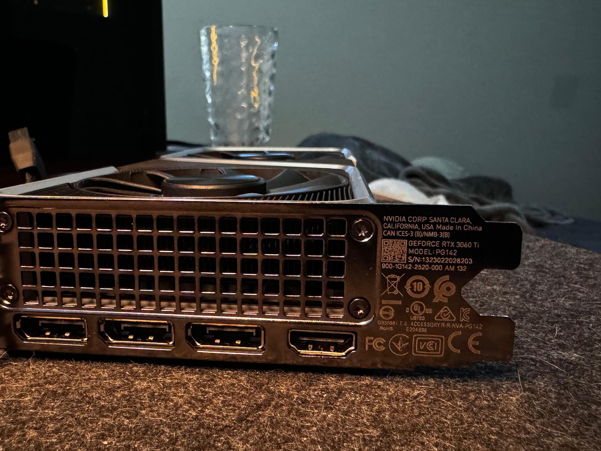 NVIDIA GeForce RTX 3060 Ti Founders Edition 8GB GDDR6 Graphics Card