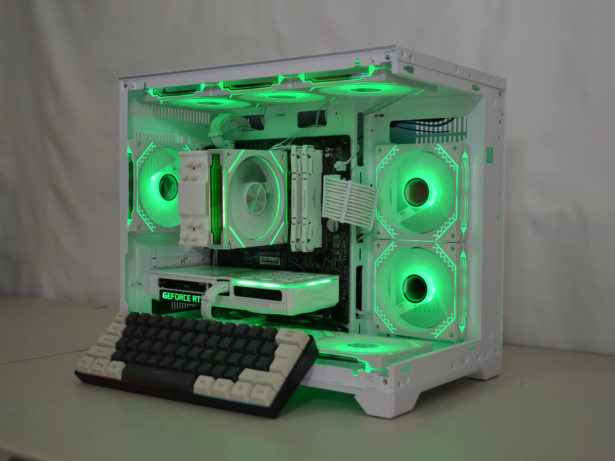 ⚪White Out⚪ Free Keyboard⌨️ | RTX 3060ti | Ryzen 5 5500 | 1tb NVMe | Windows 11 FULLY ACTIVATED