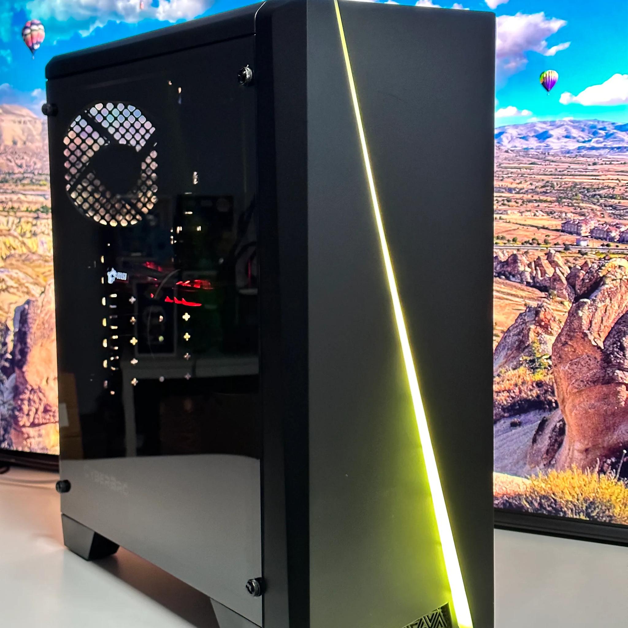 🪁 Starter Gaming PC🪁-Nvidia GTX 1050 TI 4GB-Intel Core i3 10100F -16GB DDR4 RAM-512GB NVME
