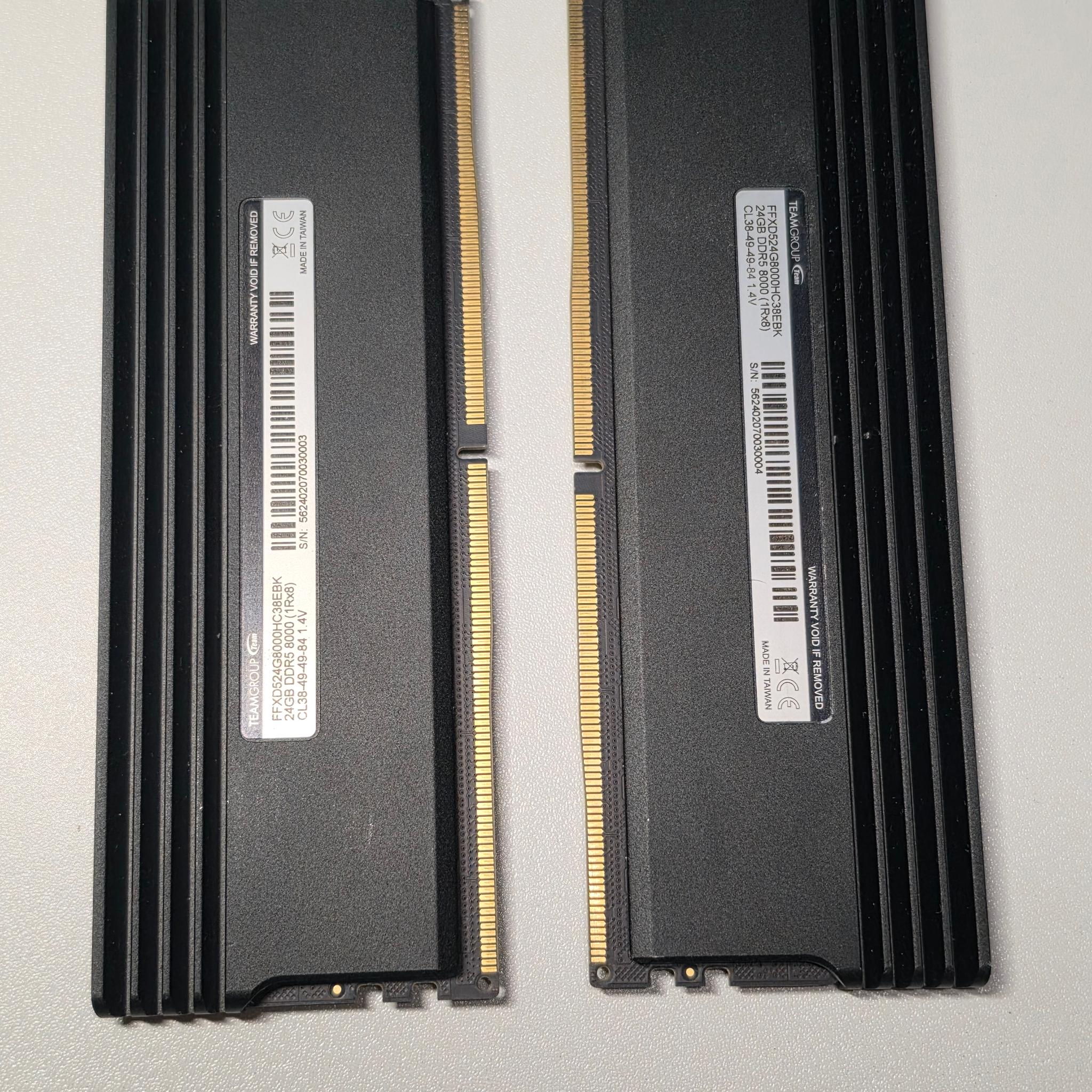 TEAMGROUP T-FORCE Xtreem 48GB (2x24GB) DDR5-8000 CL38 288-Pin DIMM