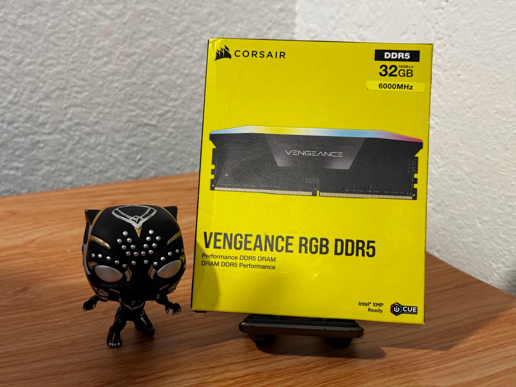 CORSAIR Vengeance RGB 32GB (2 x 16GB) 288-Pin PC RAM DDR5 6000