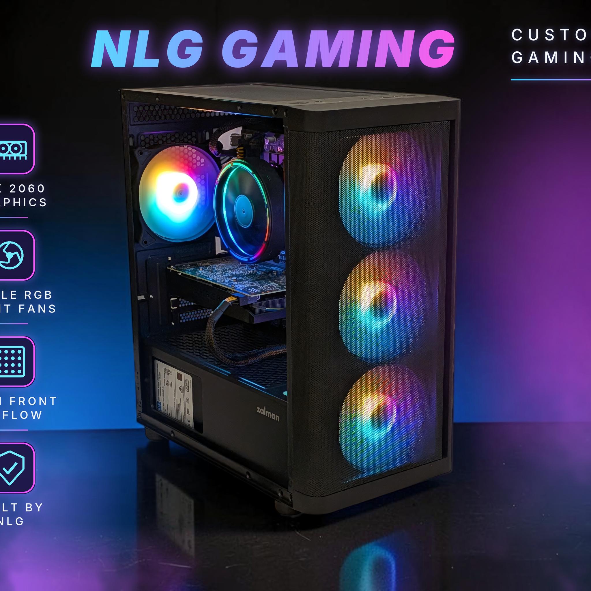 🔥 Gaming PC | GeForce RTX 2060, Core i5-8400, 16GB RAM, 480GB SSD, WIFI, Win 11 Pro