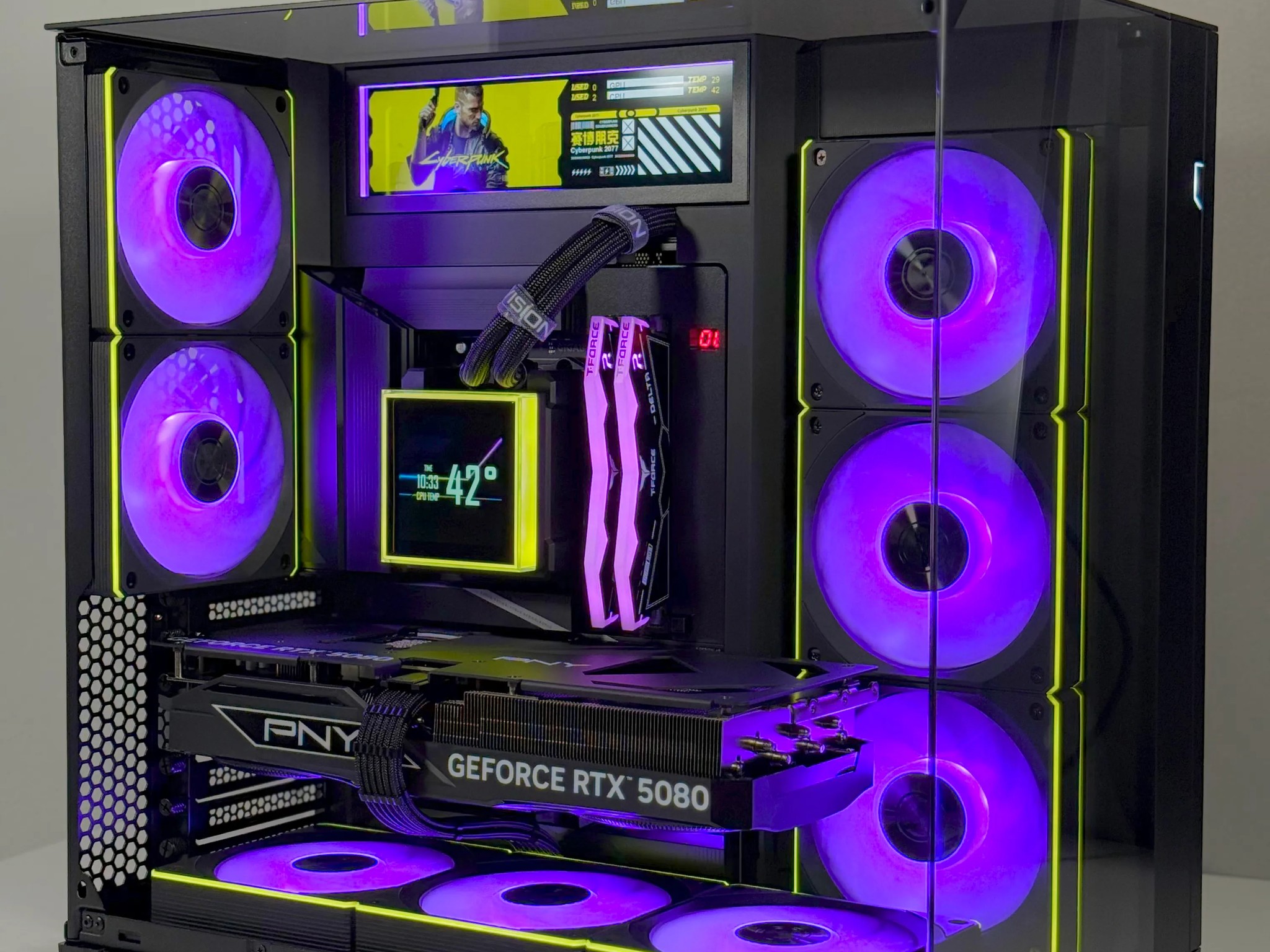 RTX 5080 + Ryzen 9800X3D | "Project Stealth" Zero-Cable Build