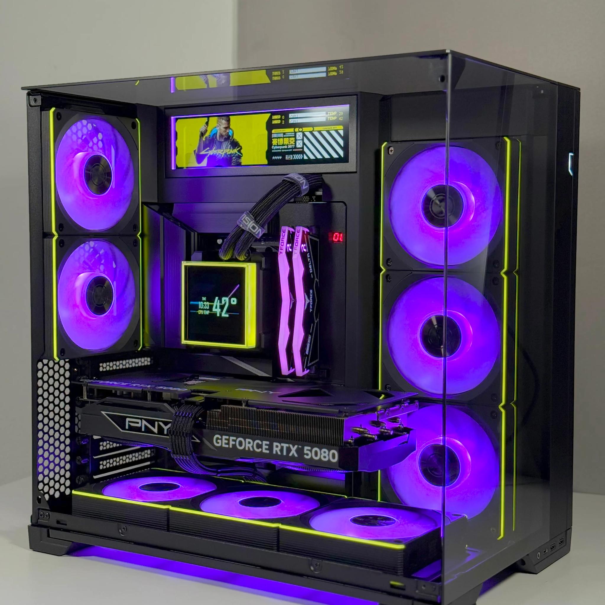 RTX 5080 + Ryzen 9800X3D | "Project Stealth" Zero-Cable Build