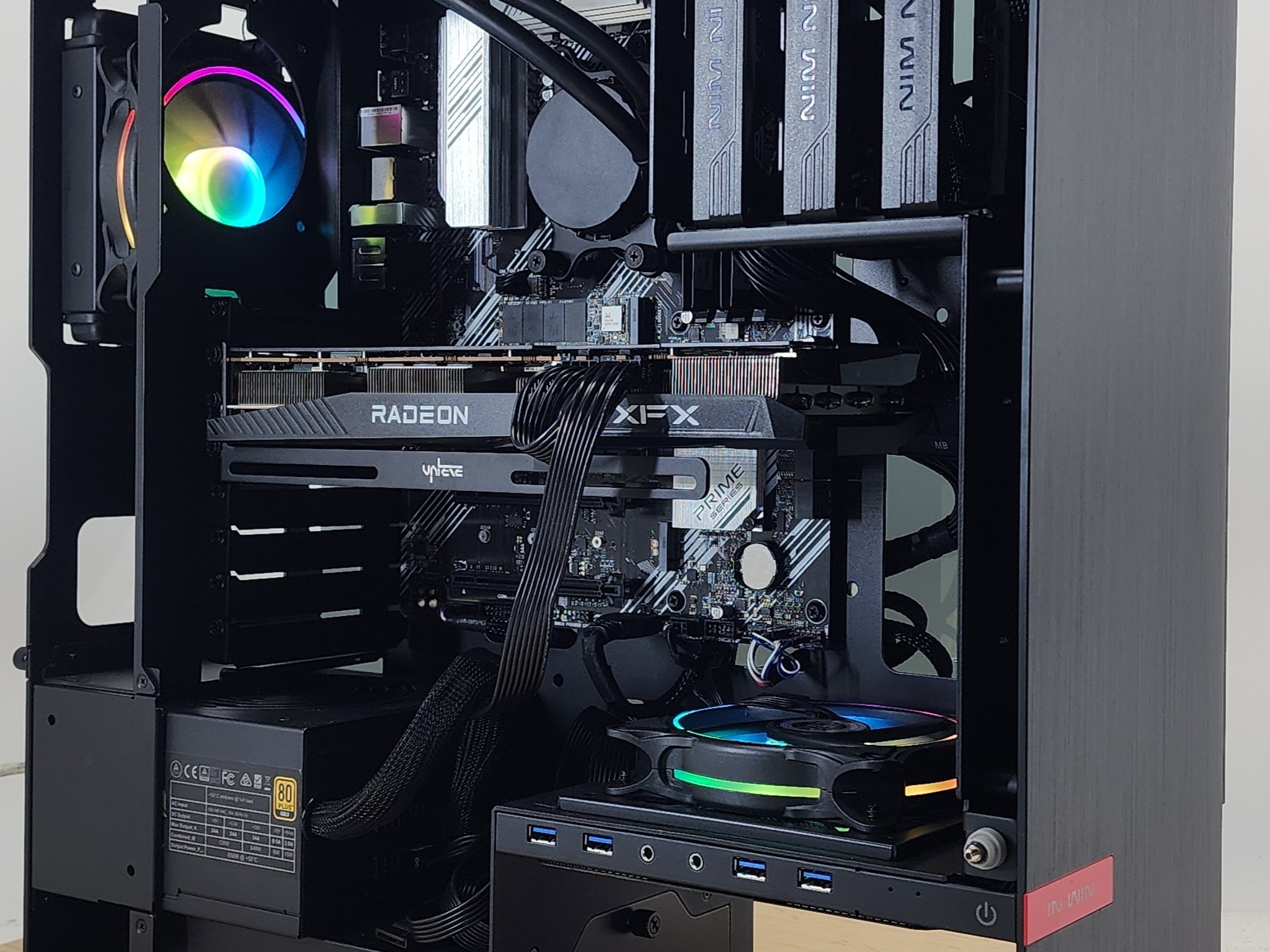 Gaming PC Ryzen 7 5700X 16GB RAM 500GB SSD RX 6700 10GB Windows 11 Computer