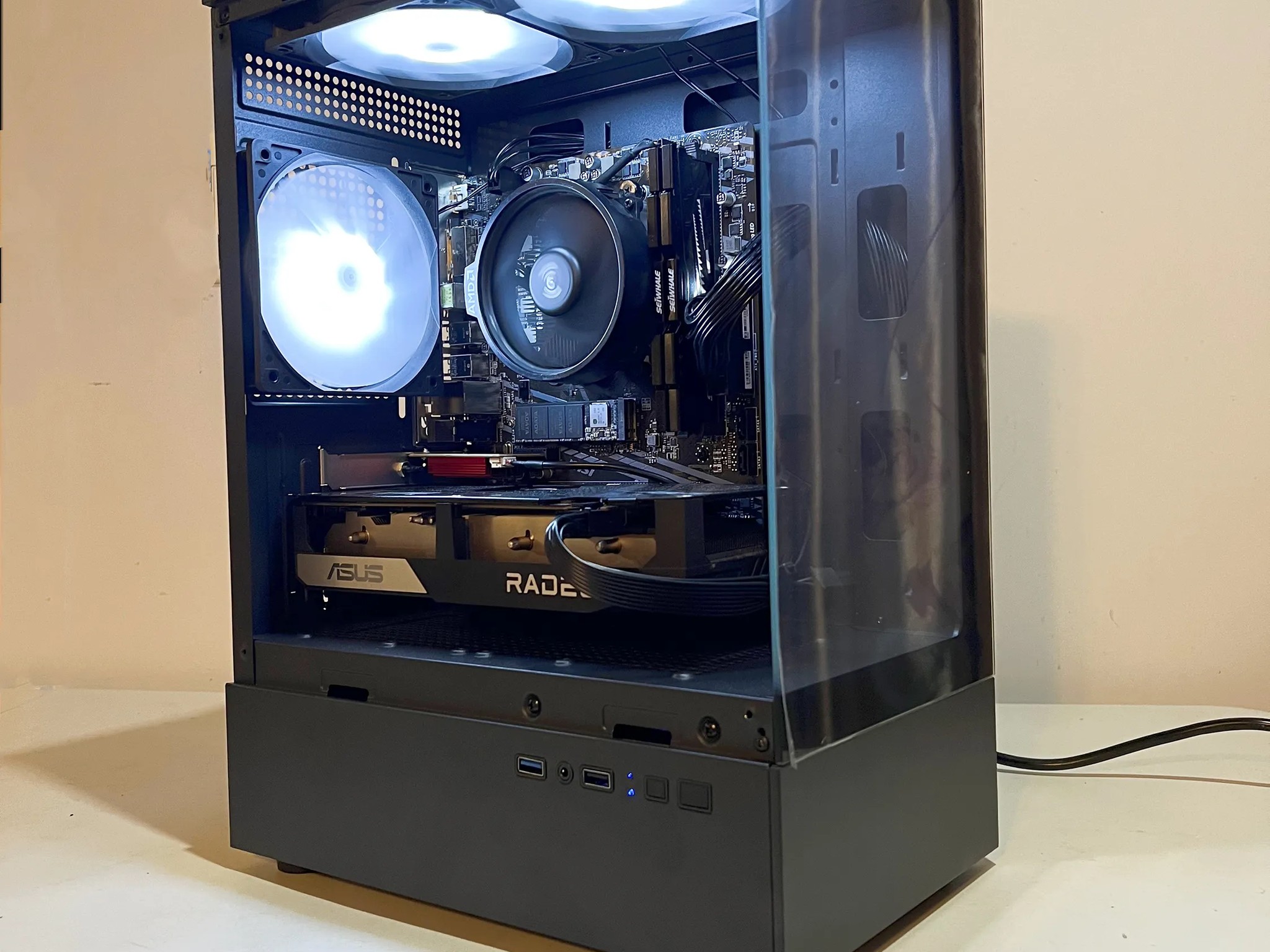 🔥SALE🔥R5-5600|RX 6600|1TB M.2|16GB RAM-DeepHuo Brand NEW Pre-Built PC