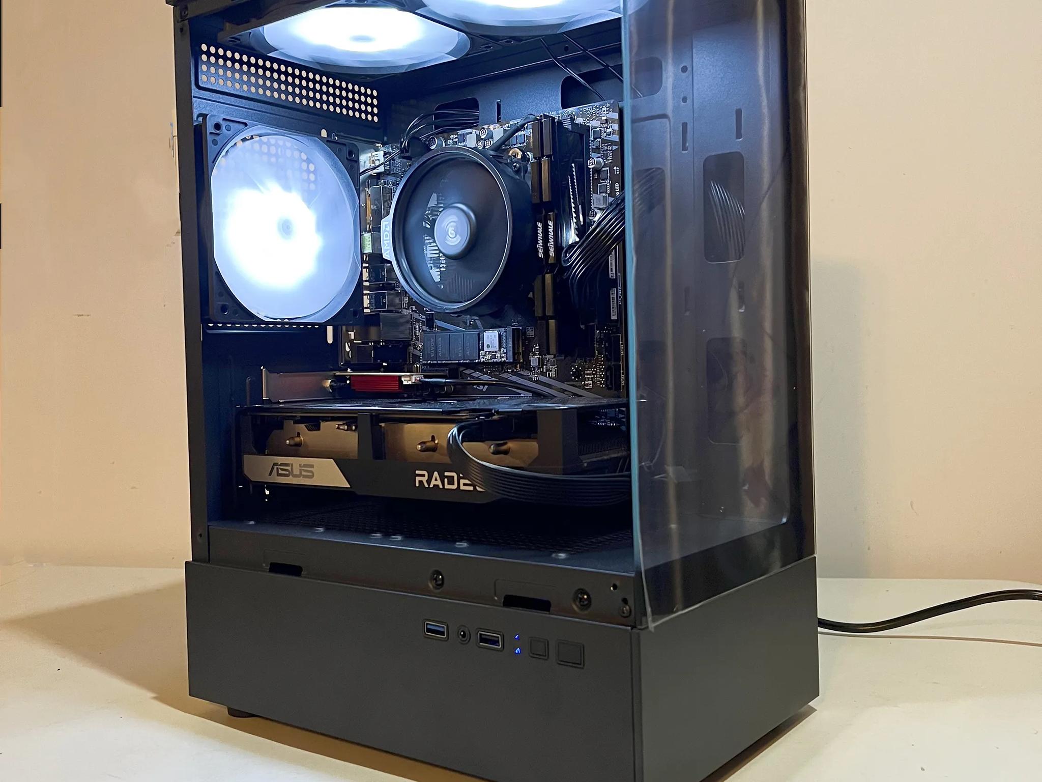 🔥SALE🔥R5-5600|RX 6600|1TB M.2|16GB RAM-DeepHuo Brand NEW Pre-Built PC