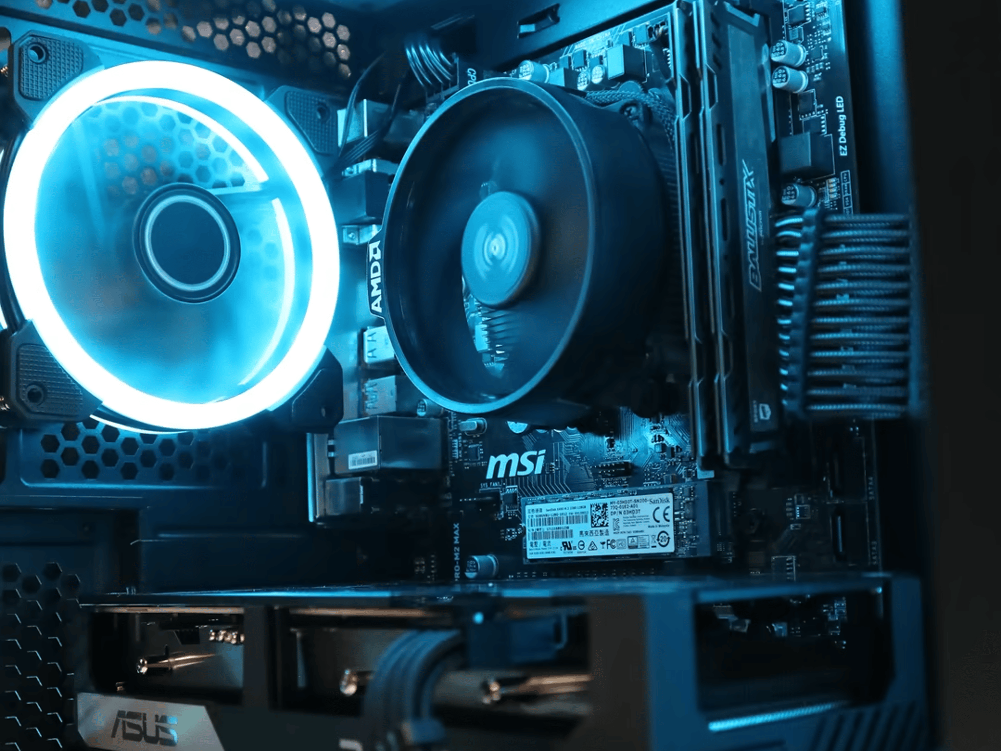 Prithee | Ryzen 7 1700/RX 6600 Gaming PC FREE SHIPPING