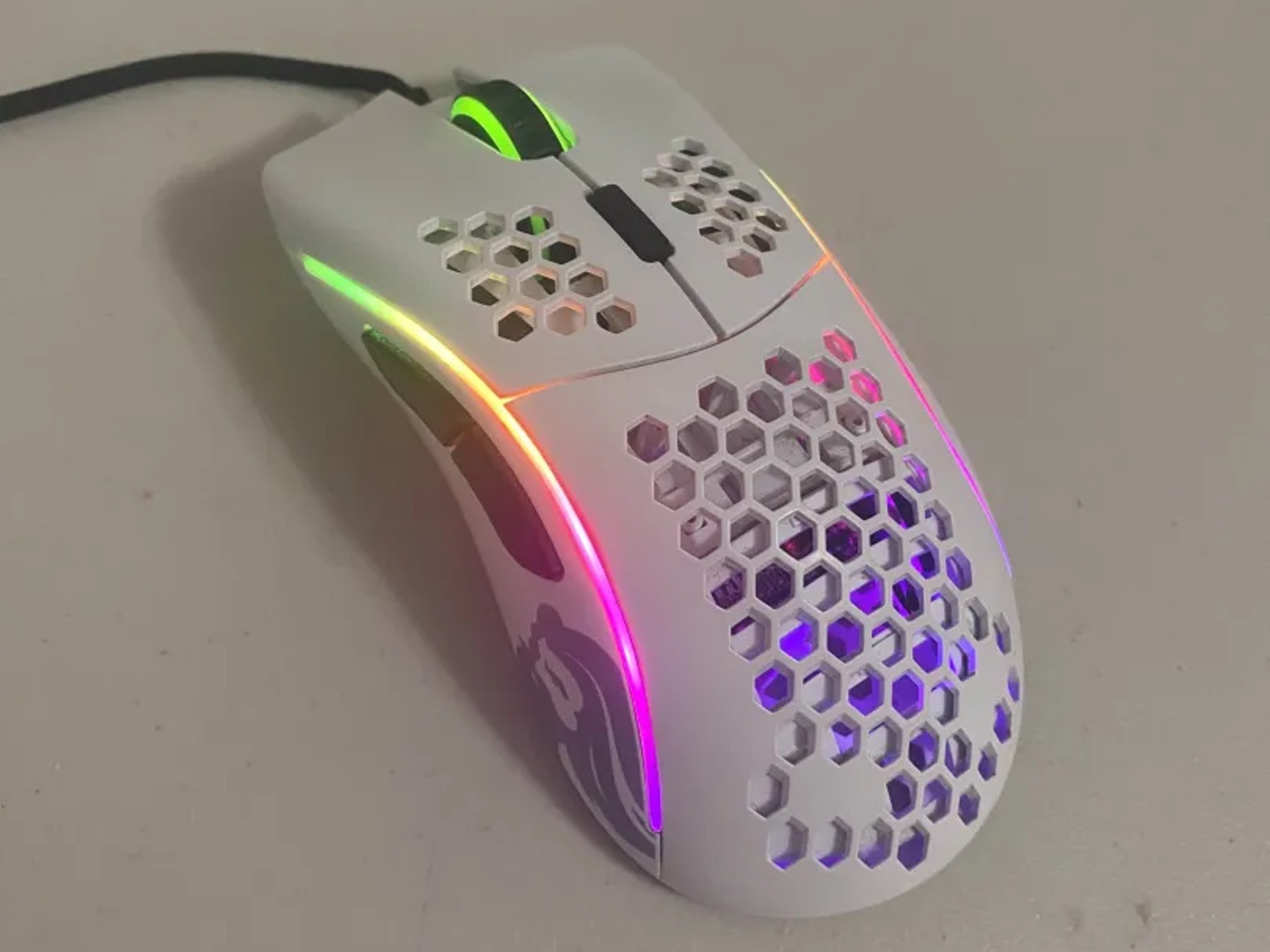 Glorious Model D Wired Gaming Mouse | Matte White | Super Light Right-Handed Mouse