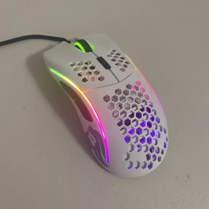 Glorious Model D Wired Gaming Mouse | Matte White | Super Light Right-Handed Mouse