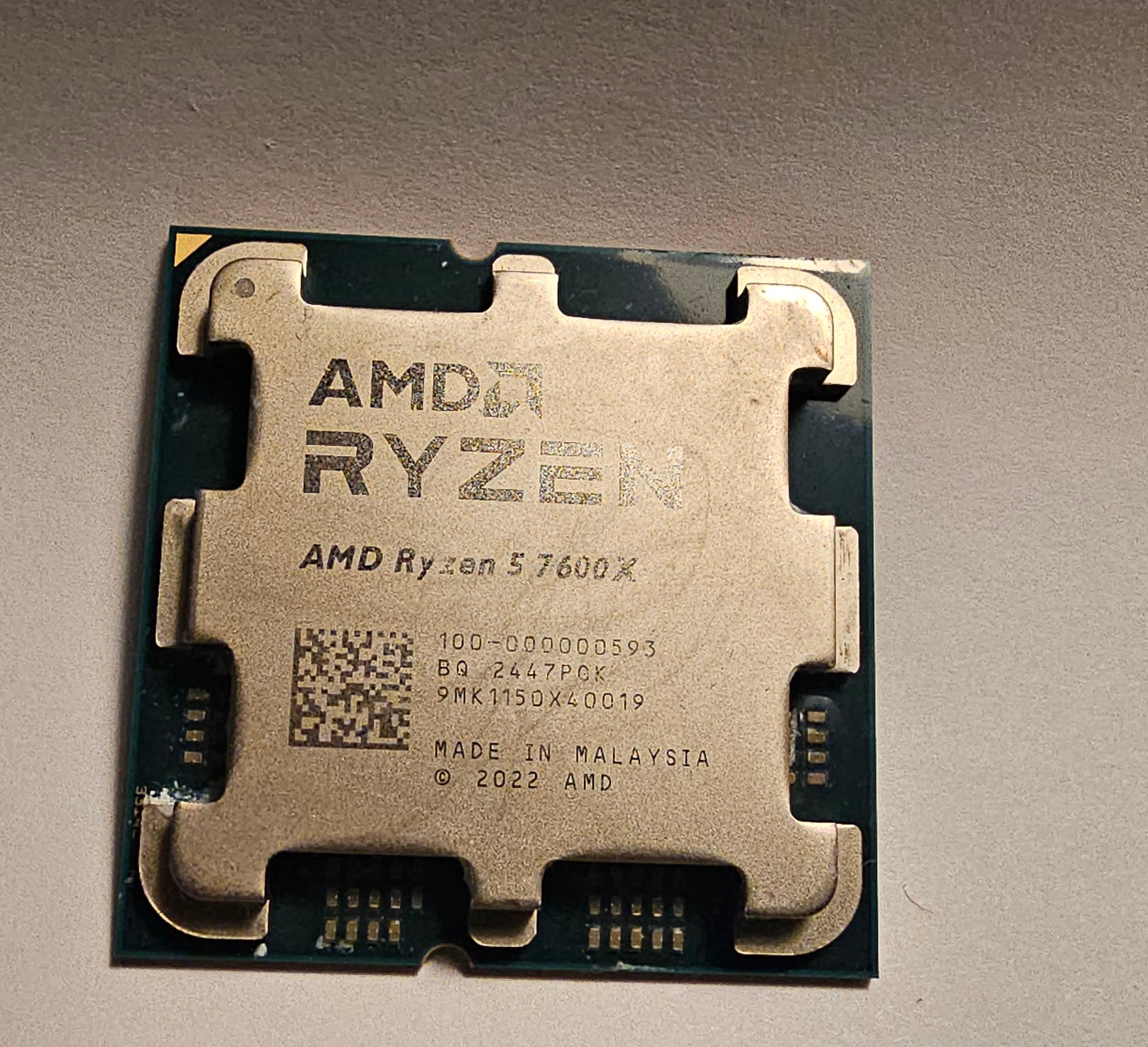 RYZEN 5 7600X ULTRA FAST GAMING PROCESSOR 5.3GHz BOOST 4.7GHz BASE AM5 38MB CACHED UNLOCKED.