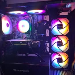 Gaming PC  iBUYPOWER Trace 4 with a Ryzen 5 6 cores and 12 threads 3600 RX 5500 XT  (4GB VRAM