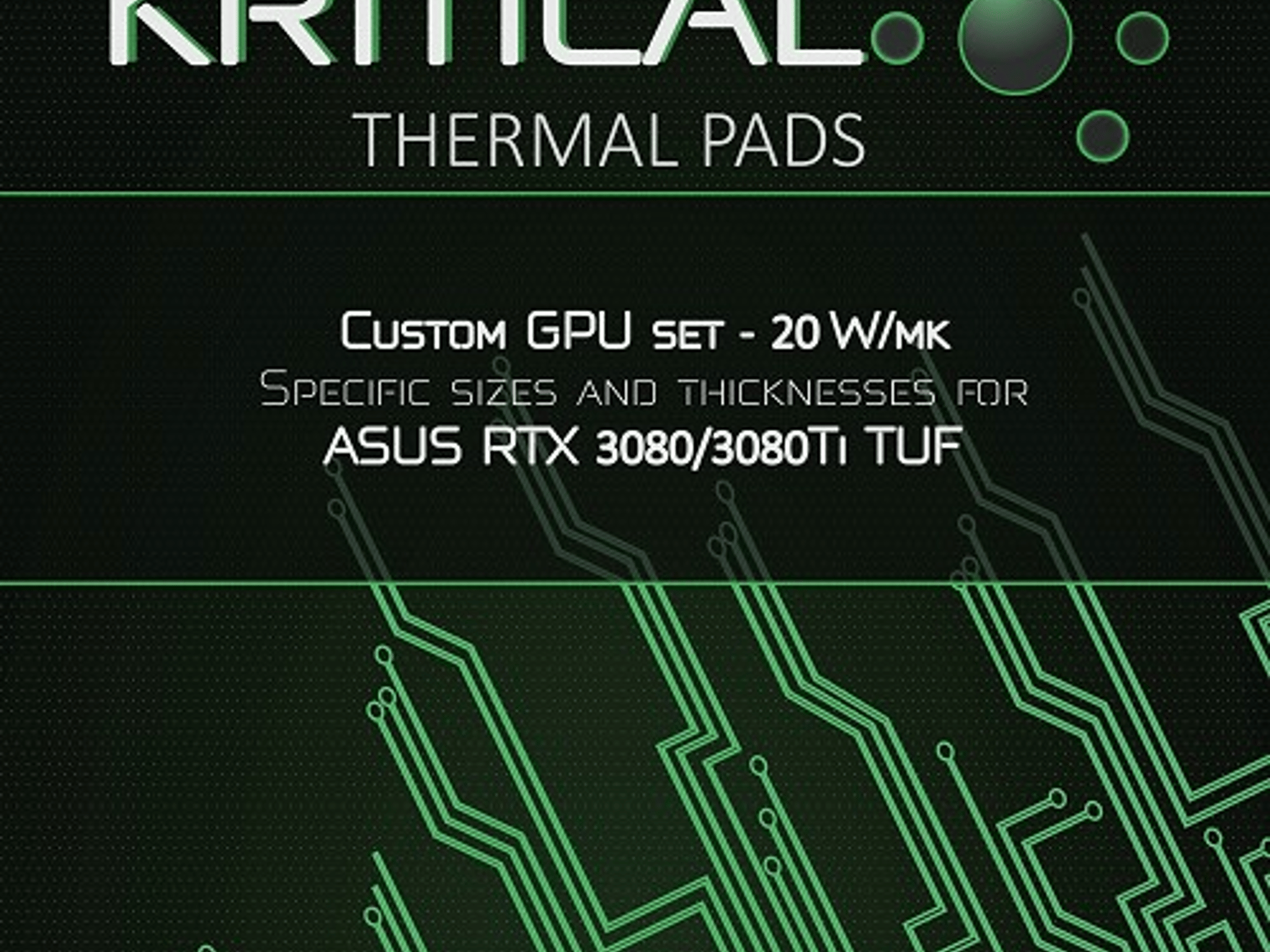 ASUS TUF Gaming GeForce RTX 3080 OC Edition 12GB LHR w/Kritical Pads