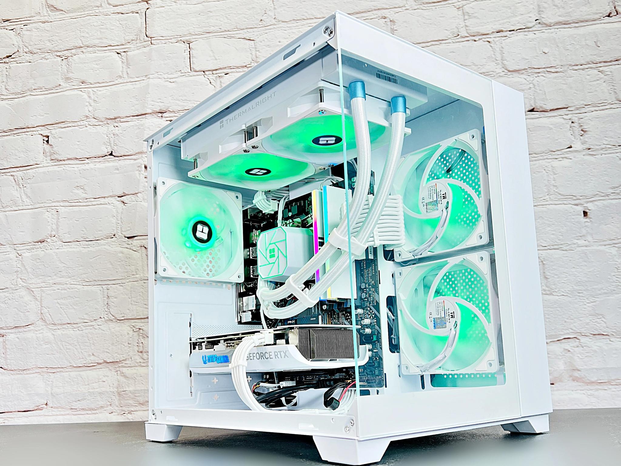 Liquid Cooled RTX 4070 Ryzen 5 5600X 16GB RAM 1TB M.2 Win 11 Gaming PC