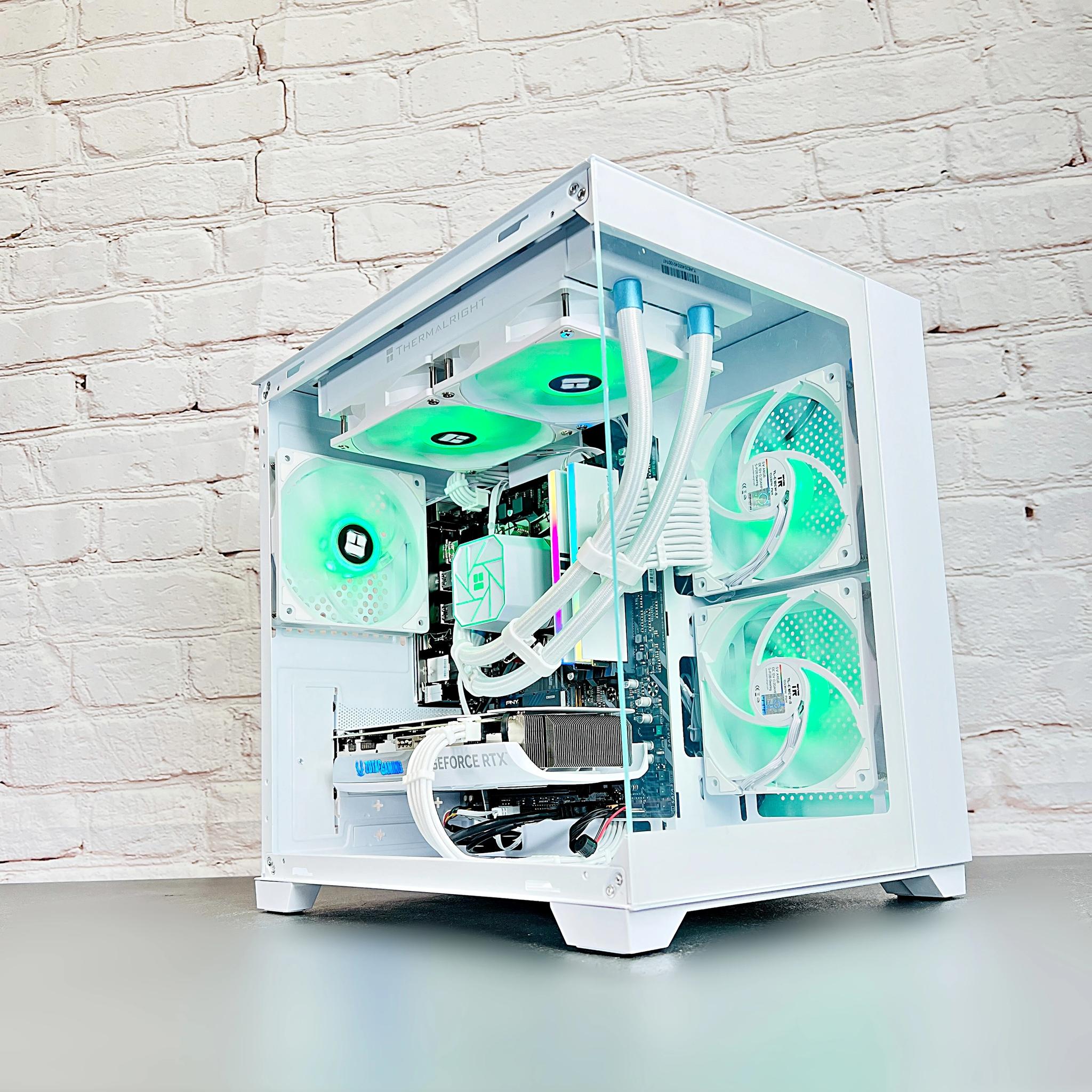 Liquid Cooled RTX 4070 Ryzen 5 5600X 16GB RAM 1TB M.2 Win 11 Gaming PC