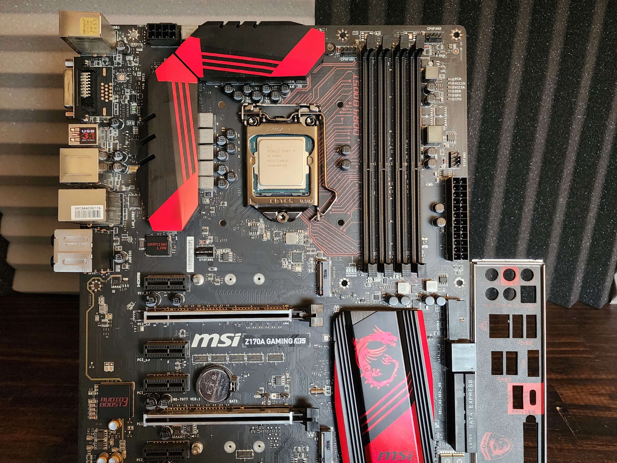 MSI Z170A Gaming M5 // Intel Core i5 6400T