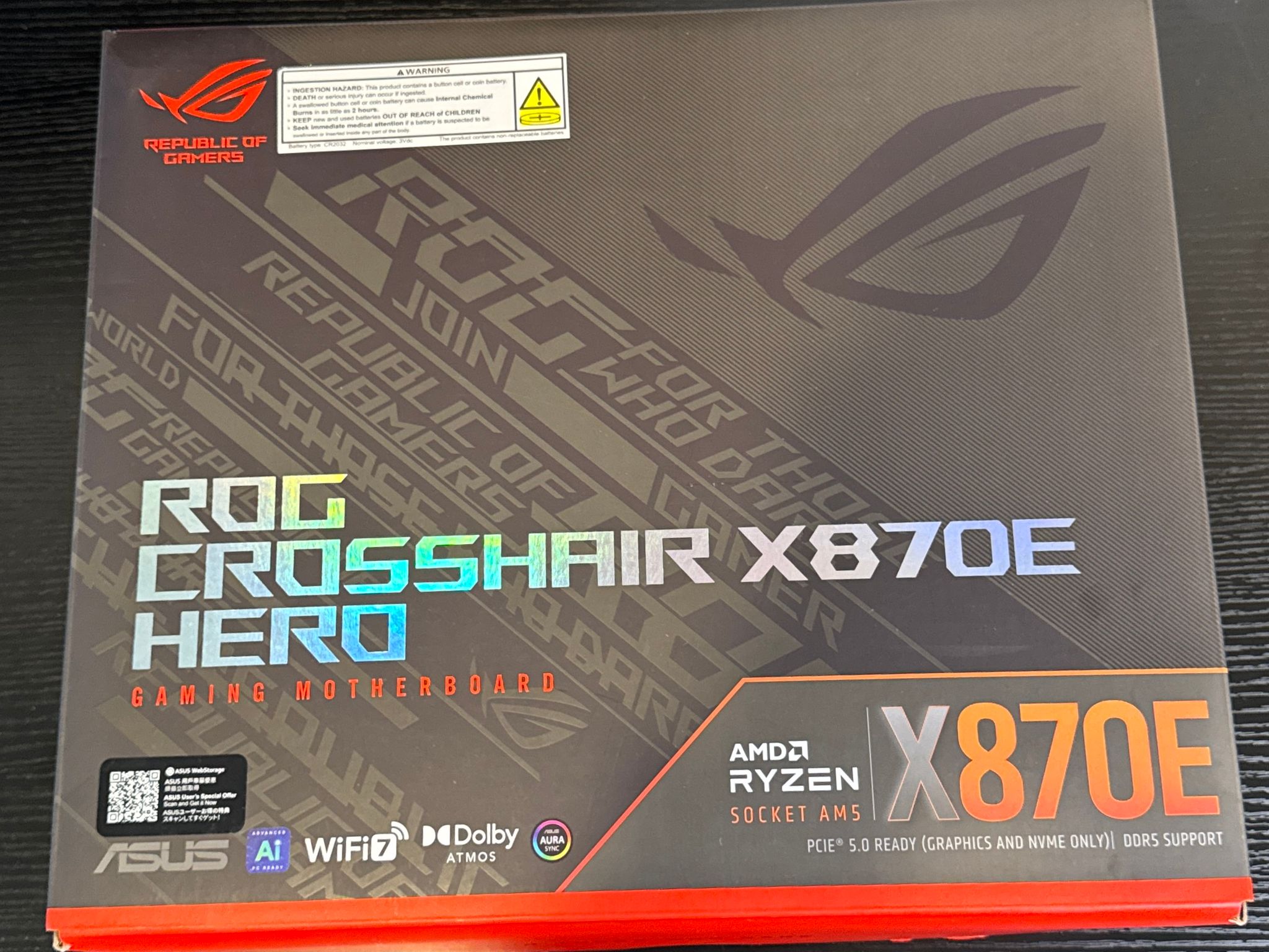 ASUS ROG X870E Crosshair HERO