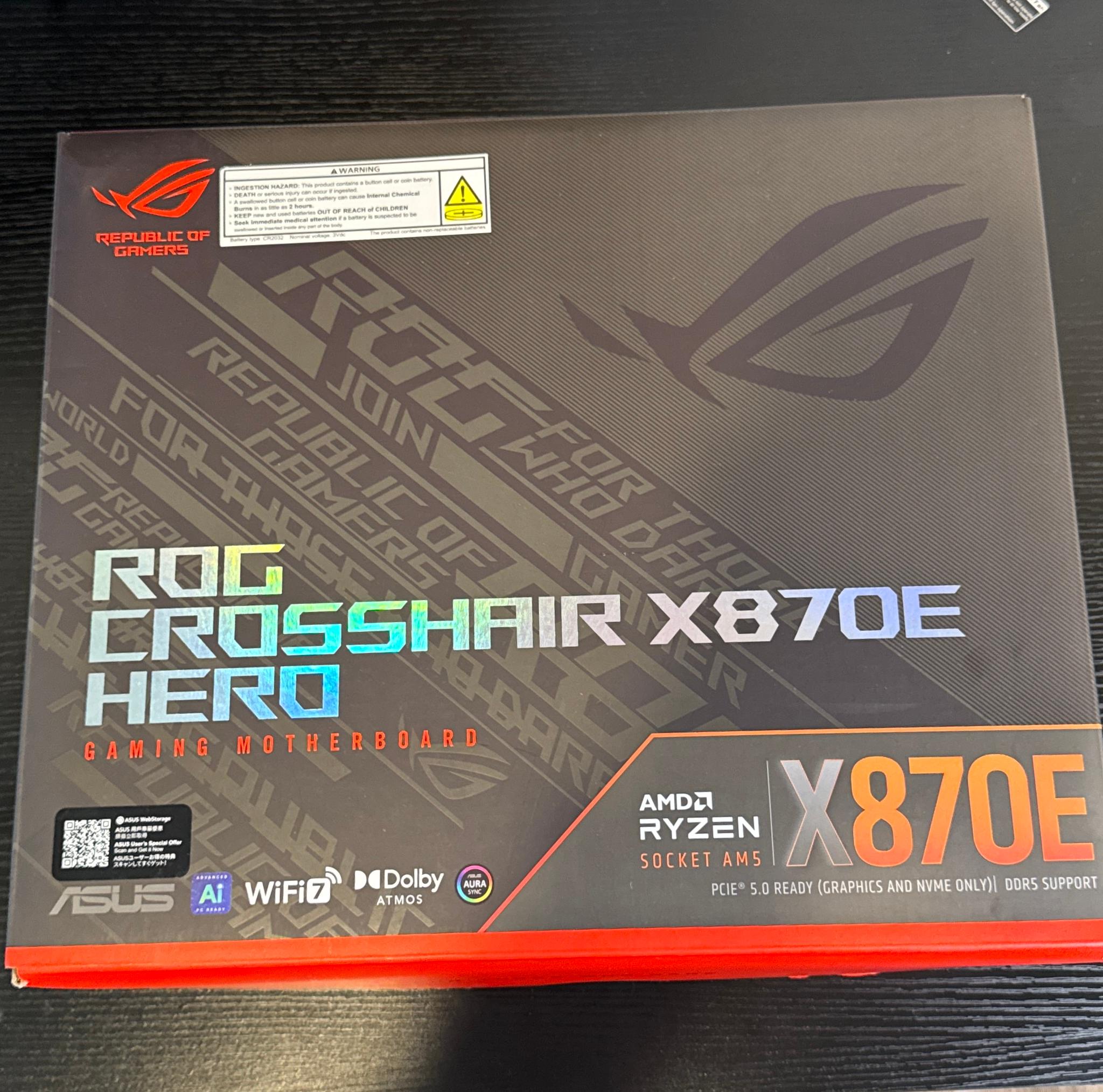 ASUS ROG X870E Crosshair HERO