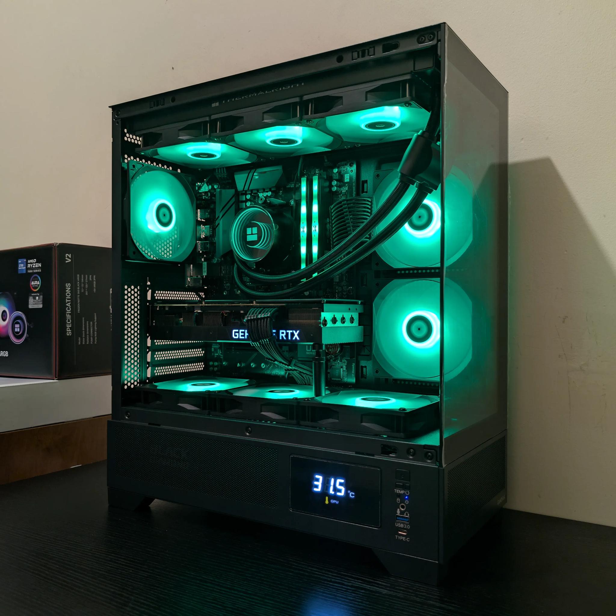 🐦‍⬛ 1440p Gaming Beast | RTX 3080 | Ryzen 7 5800X | 1TB SSD | 32GB RAM | WiFi & Bluetooth 🐦‍⬛