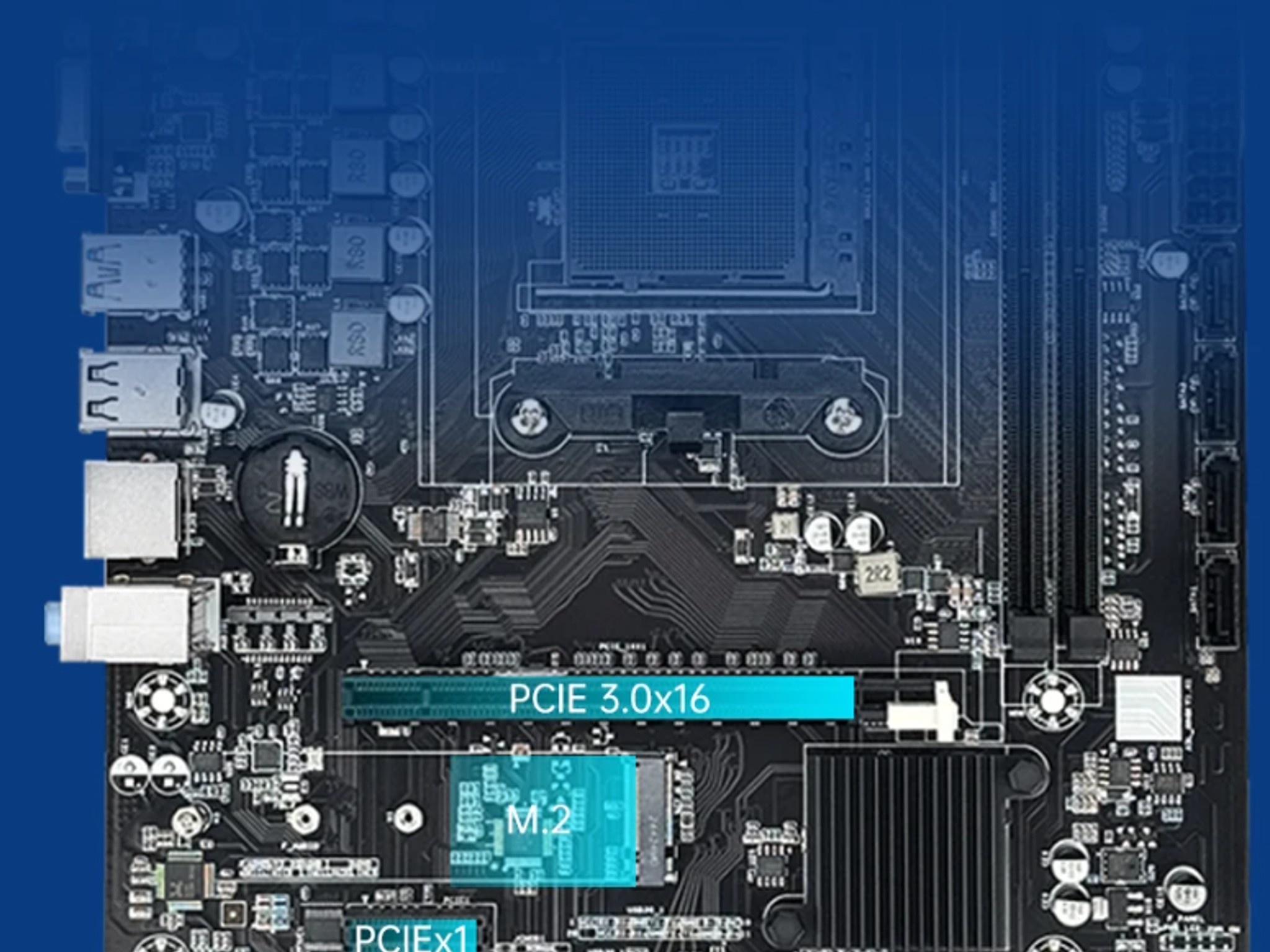 AM4 Micro-ATX Motherboard – Ryzen 3000/4000/5000 Support + M.2 NVMe