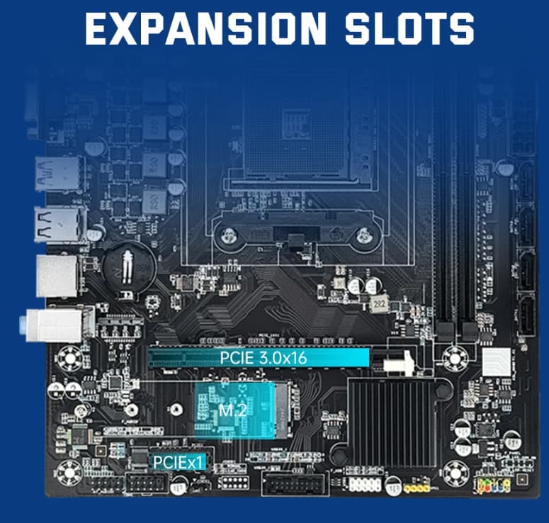 AM4 Micro-ATX Motherboard – Ryzen 3000/4000/5000 Support + M.2 NVMe
