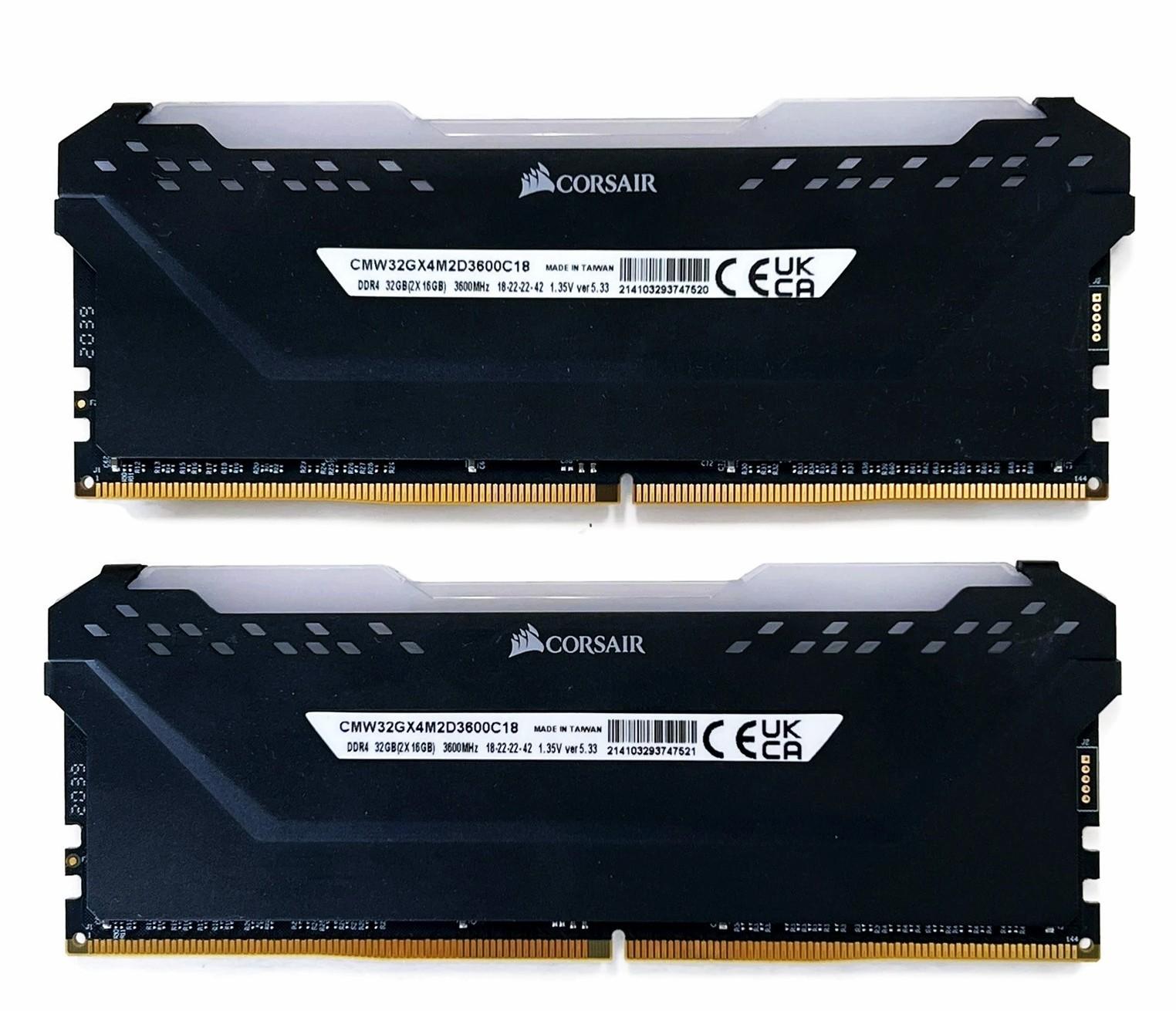 🌈 Corsair RGB PRO 32GB (2x16GB) DDR4 3600MHz RAM Kit 🌈