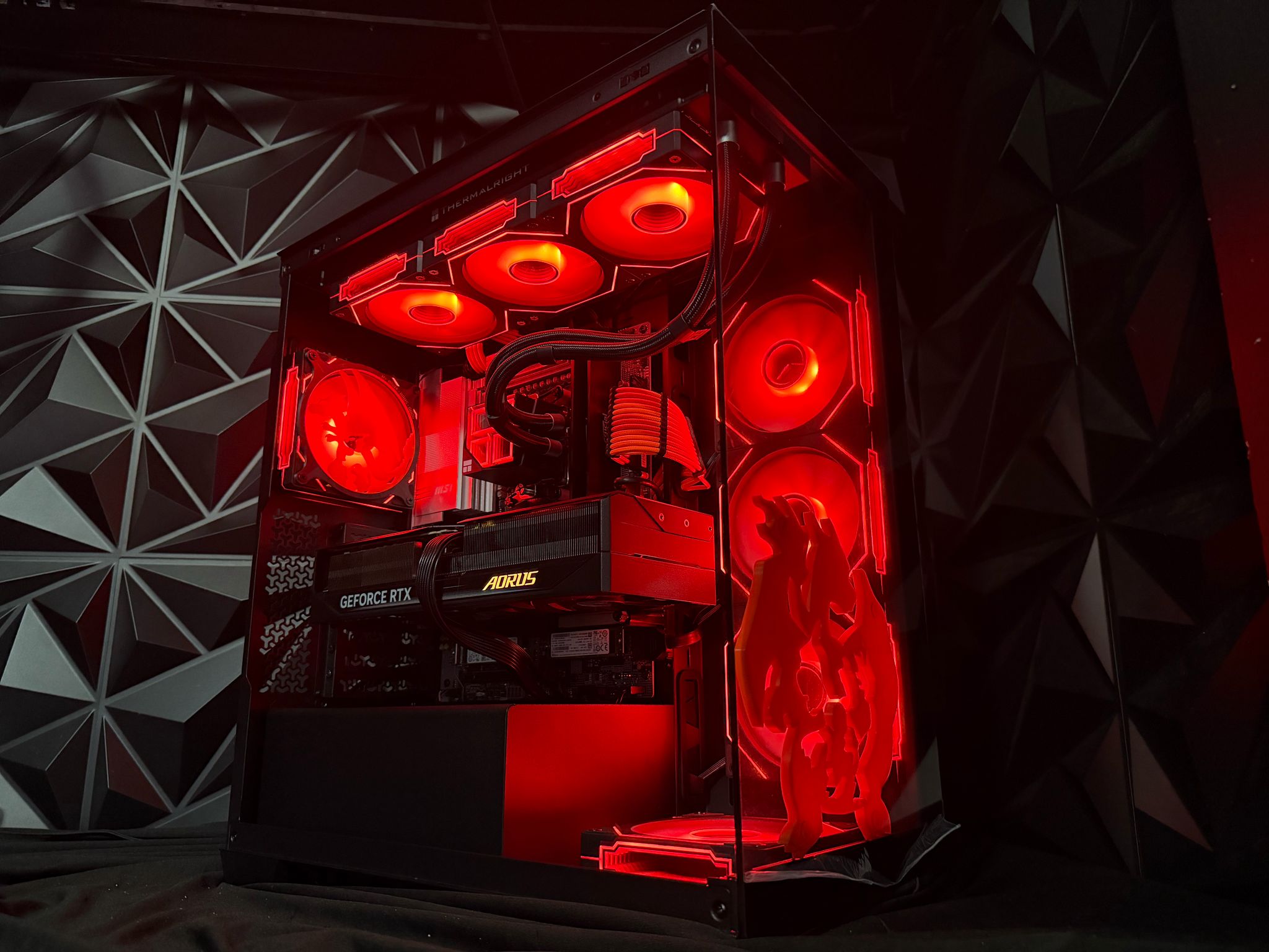 🔥🧡 PRIZM ZARD🧡🔥  Ryzen 9 7900X| RTX 5070| 32 GB DDR5| 2.5 TB NVMe| 850W PSU