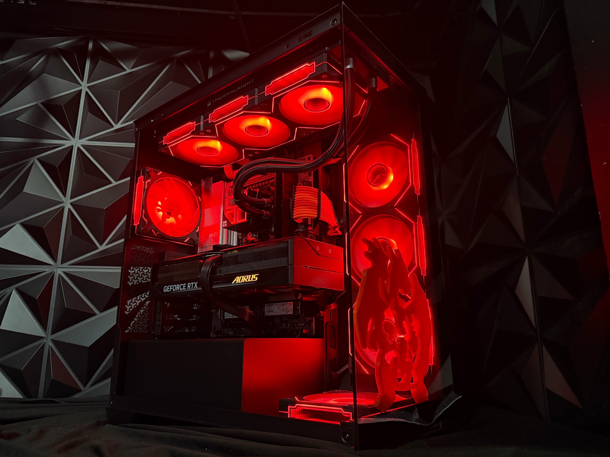 🔥🧡 PRIZM ZARD🧡🔥  Ryzen 9 7900X| RTX 5070| 32 GB DDR5| 2.5 TB NVMe| 850W PSU