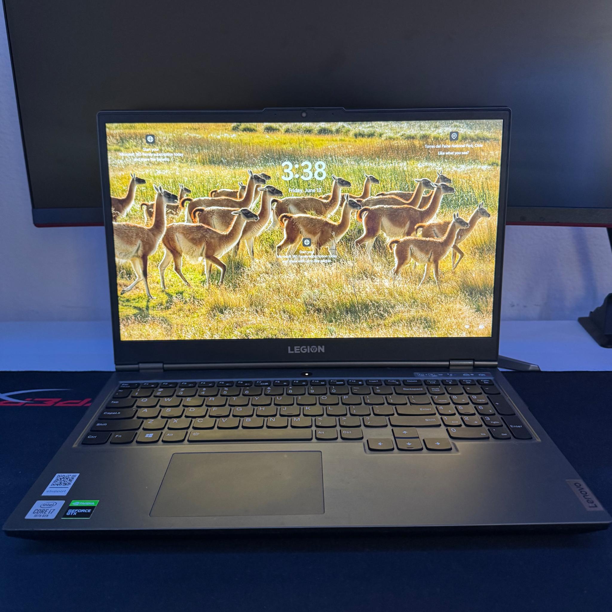Gaming Laptop – Lenovo Legion 5 | i7 + GTX 1660 Ti | 144Hz | 16GB RAM + 1.5TB