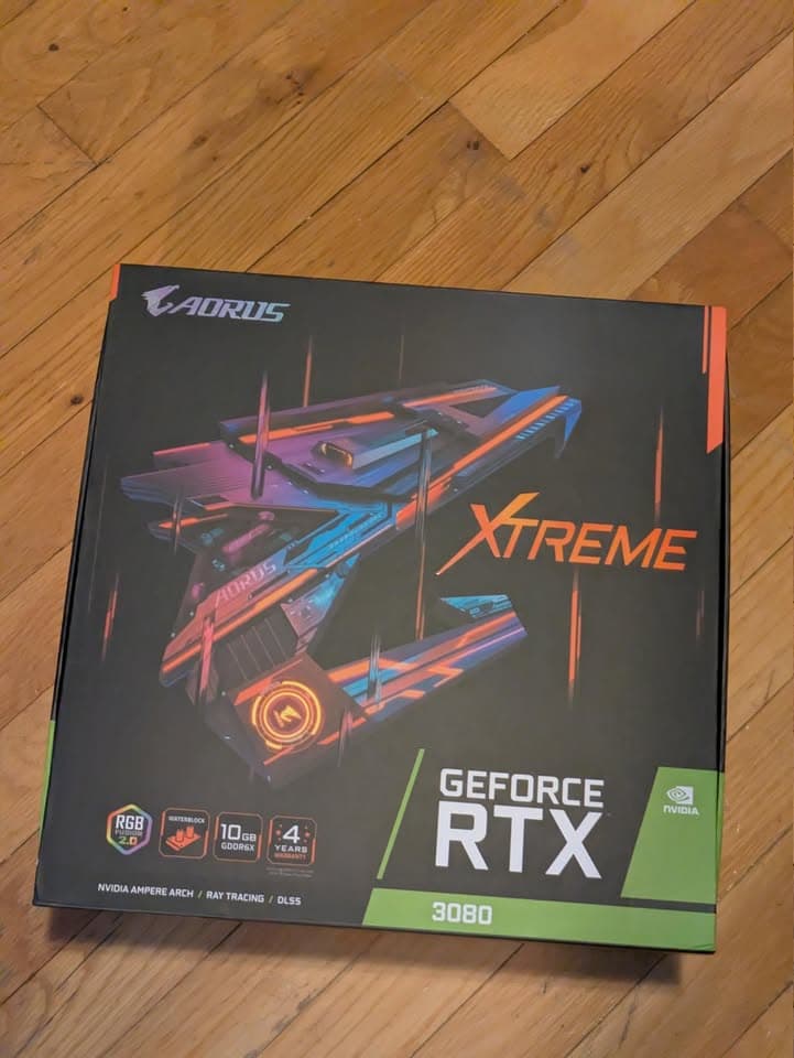 Gigabyte AORUS GeForce RTX 3080 XTREME WATERFORCE 10G