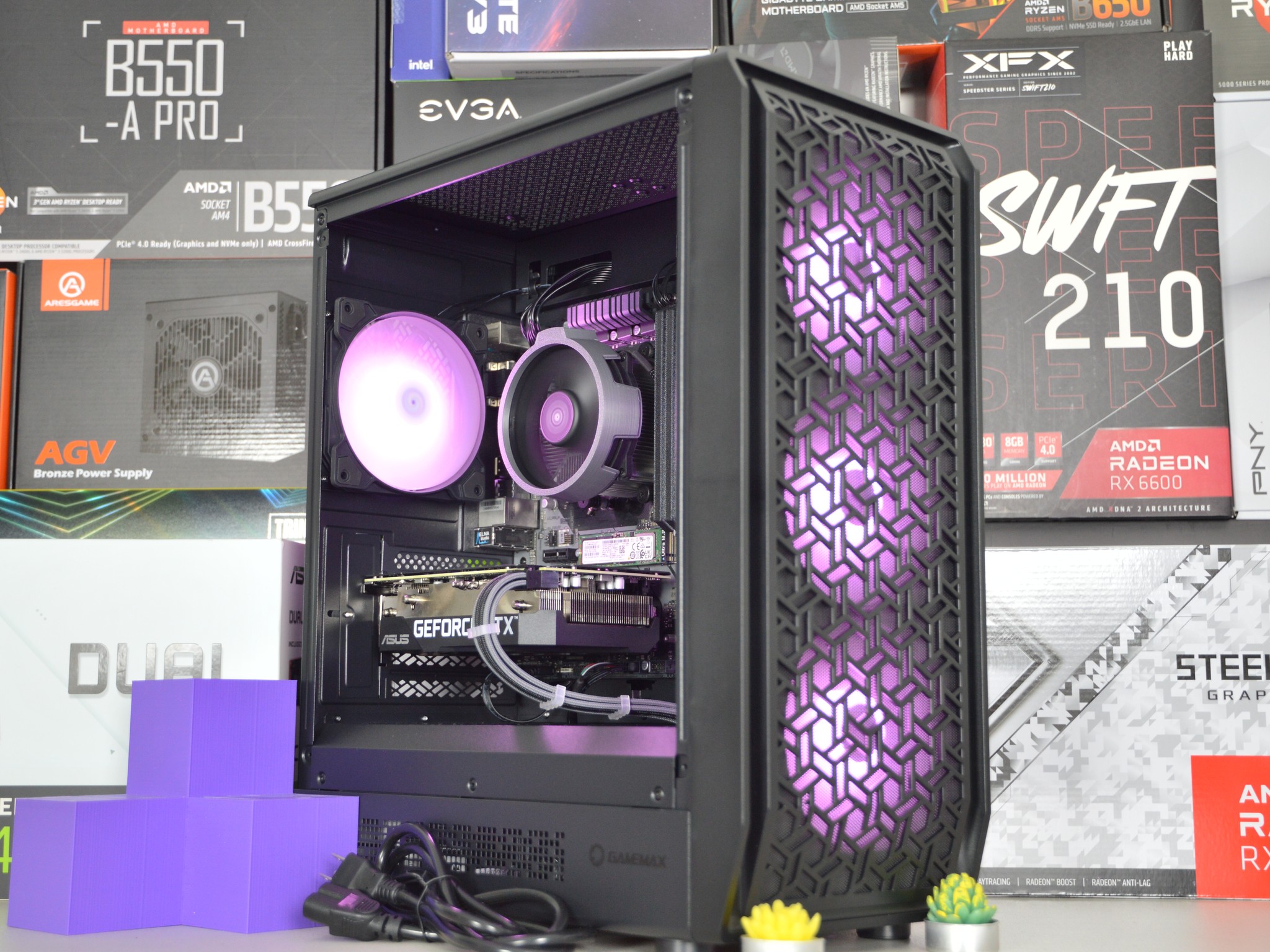 ⚫️🌎| RTX 3060 12GB | AMD Ryzen 7 2700X | 16GB DDR4 RAM | 1TB NVME SSD | Midnight Earth 2.0|